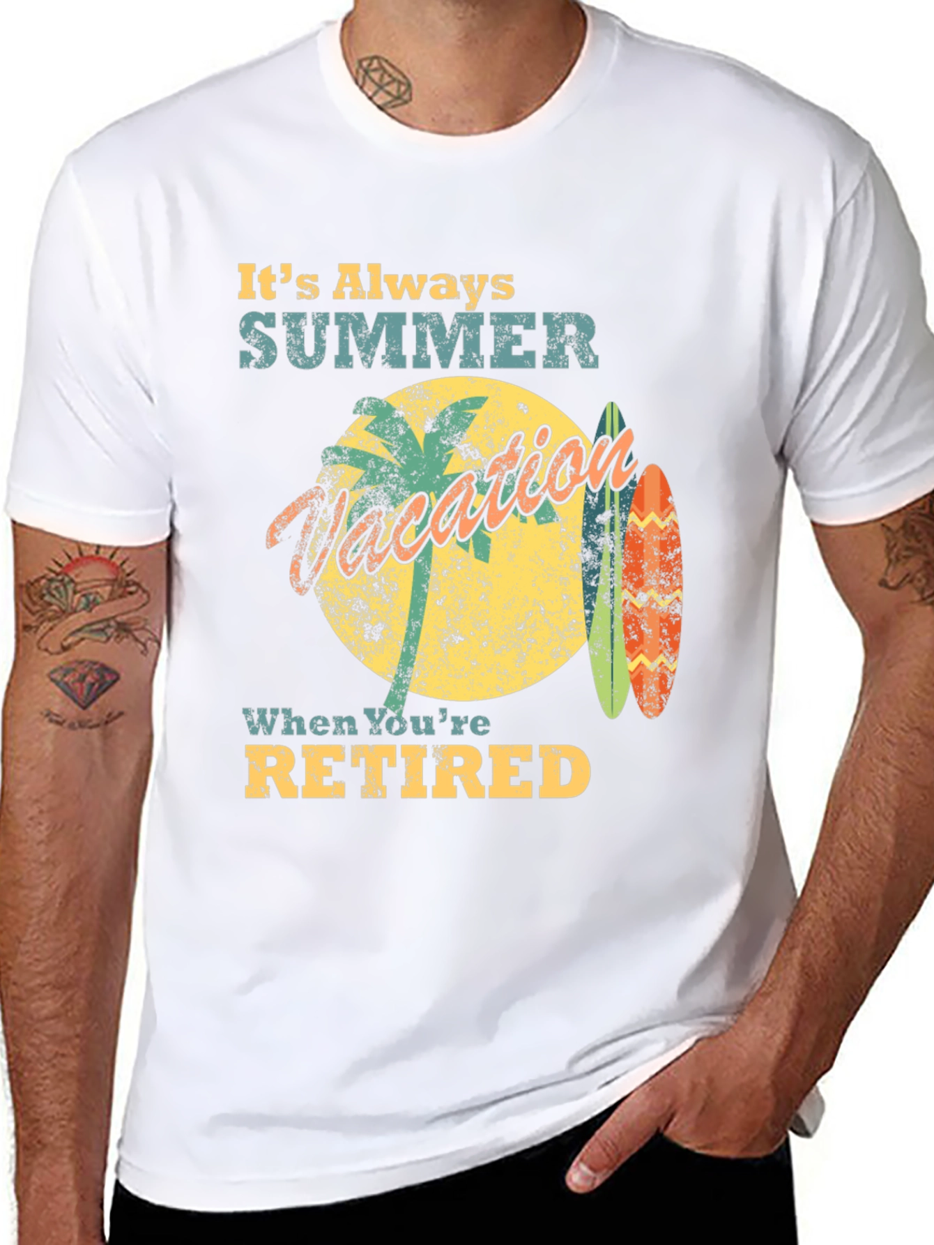Retired Summer Vacation T-Shirt