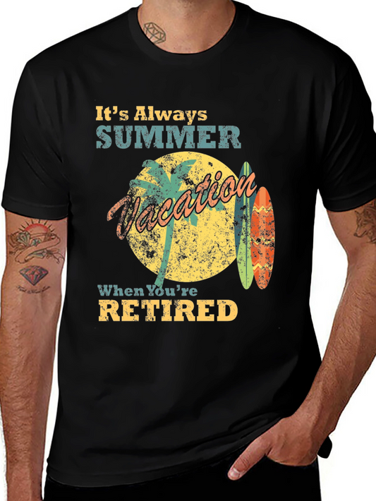 Retired Summer Vacation T-Shirt