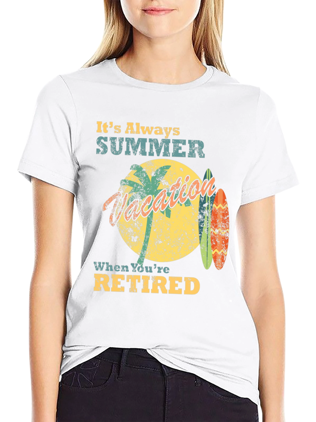 Retired Summer Vacation T-Shirt