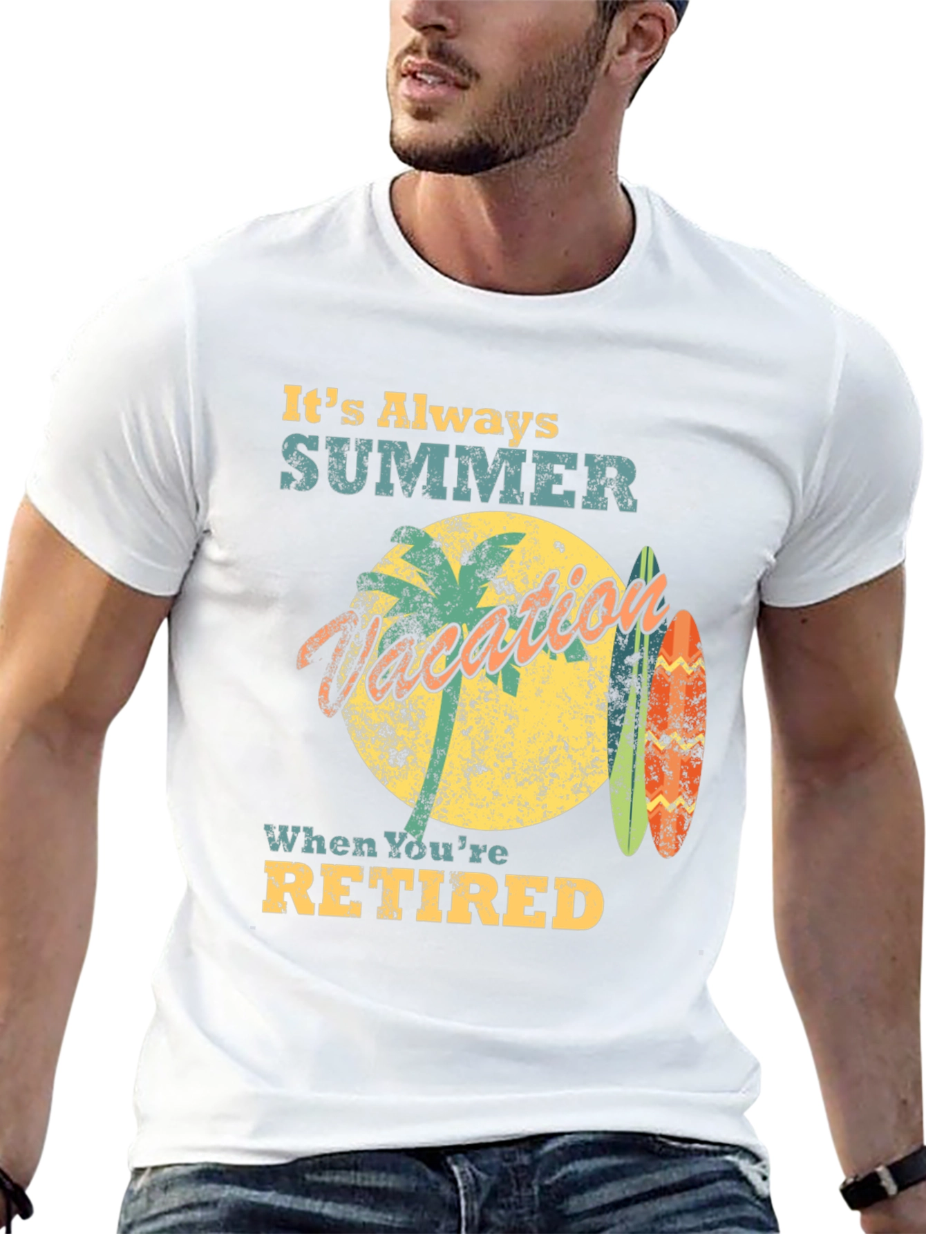 Retired Summer Vacation T-Shirt