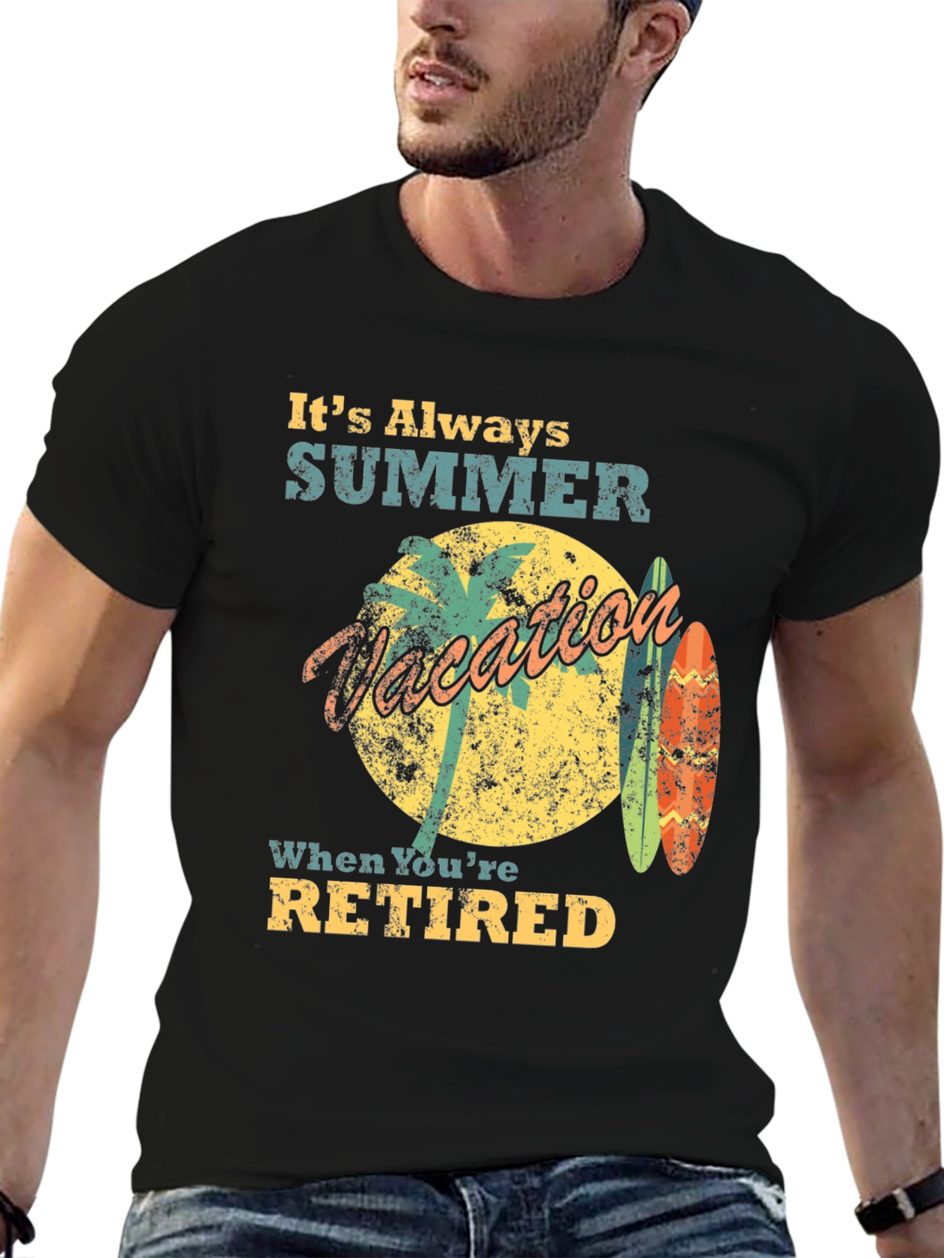 Retired Summer Vacation T-Shirt