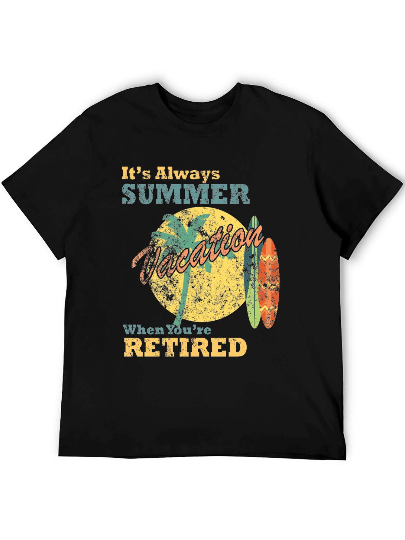 Retired Summer Vacation T-Shirt