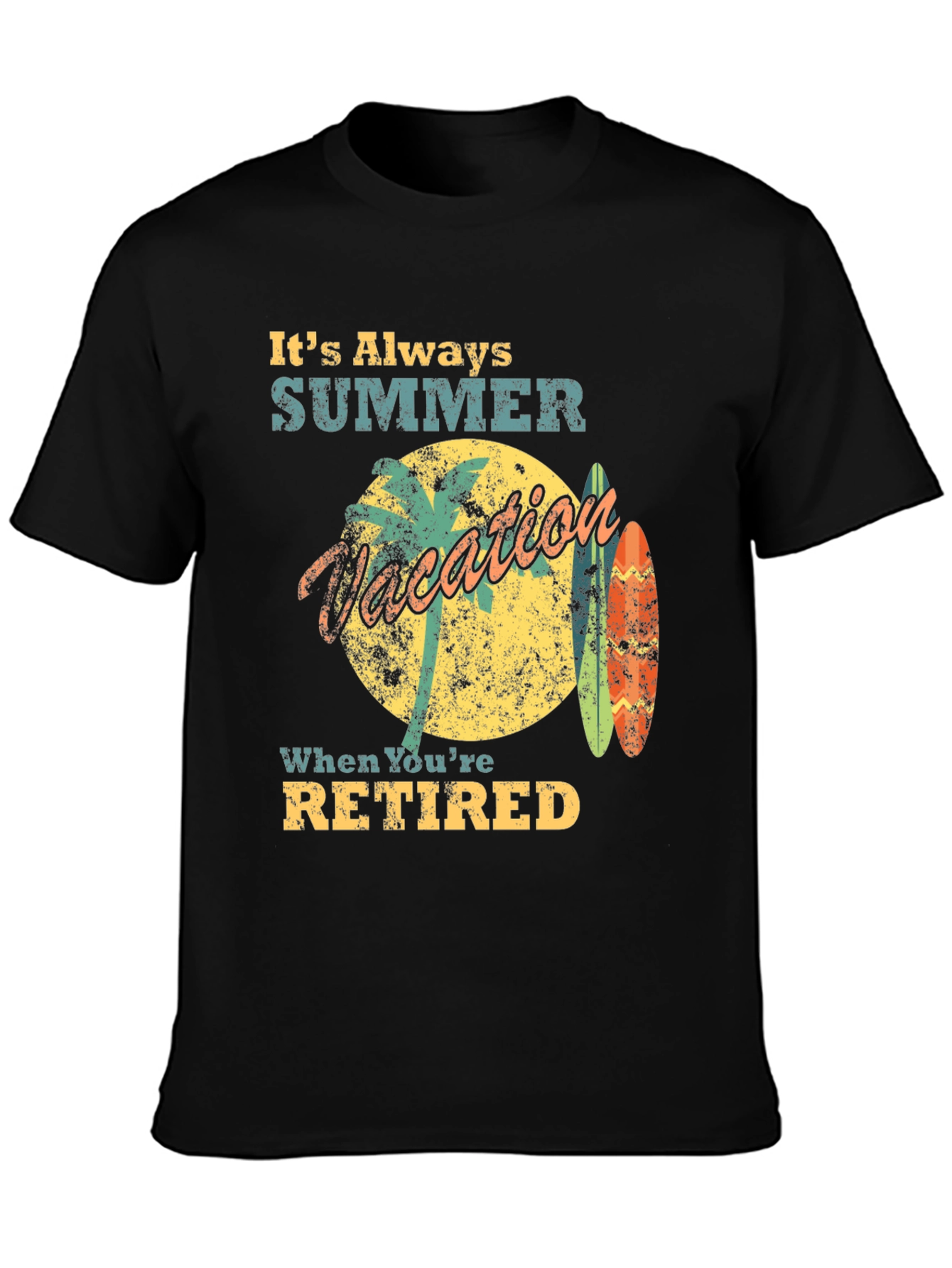 Retired Summer Vacation T-Shirt