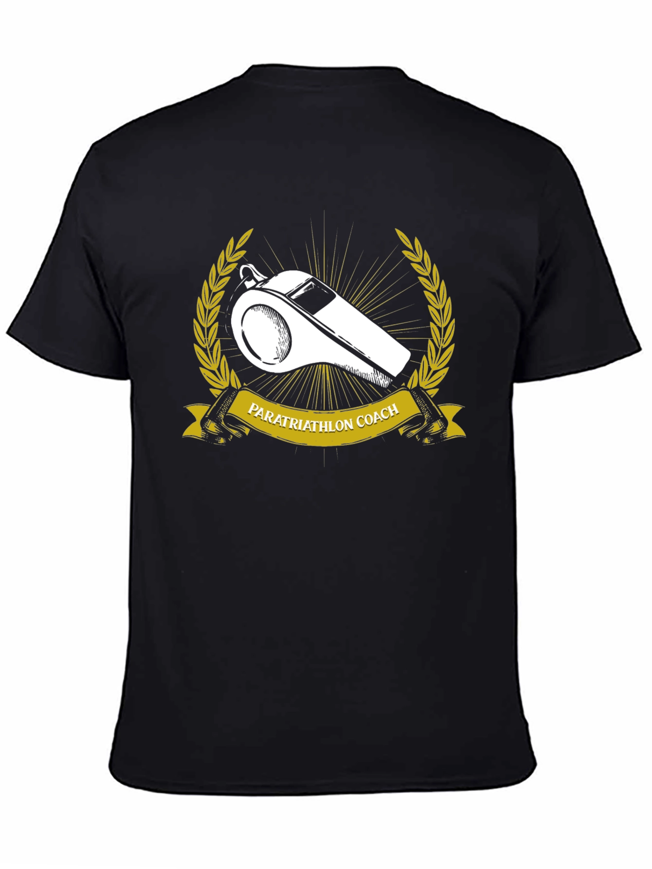 Paratriathlon Coach Whistle Graphic T-Shirt