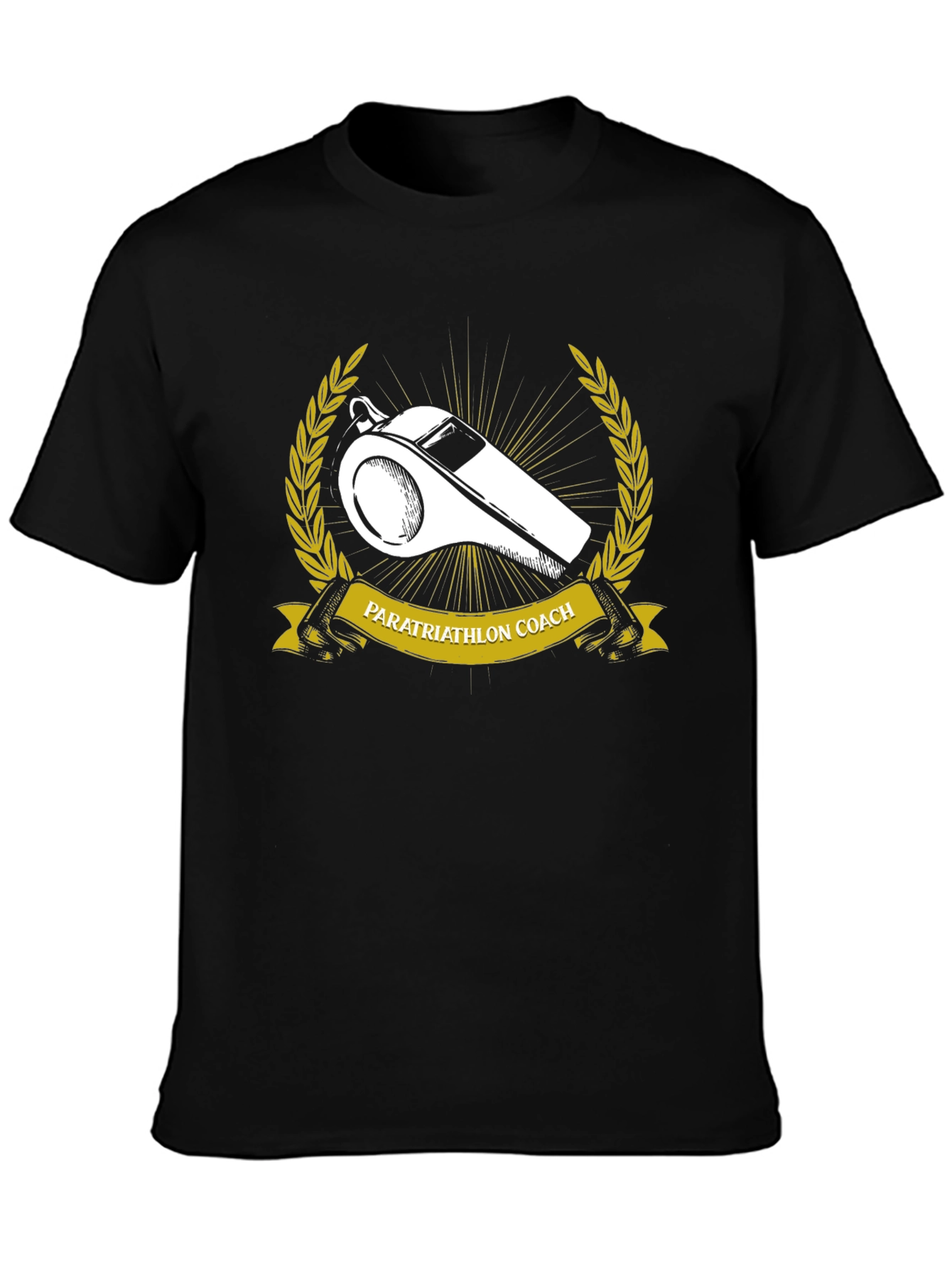 Paratriathlon Coach Whistle Graphic T-Shirt