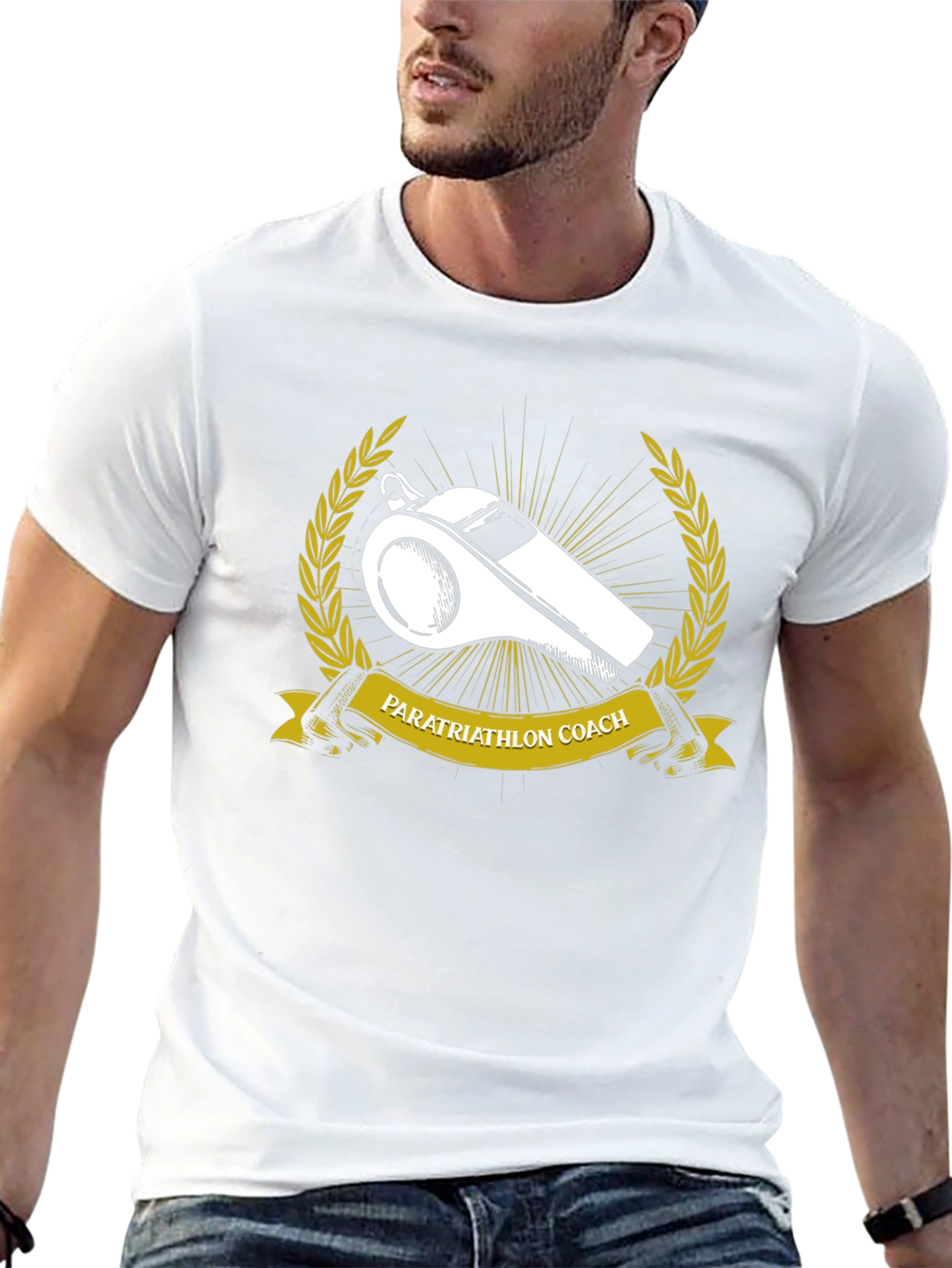 Paratriathlon Coach Whistle Graphic T-Shirt