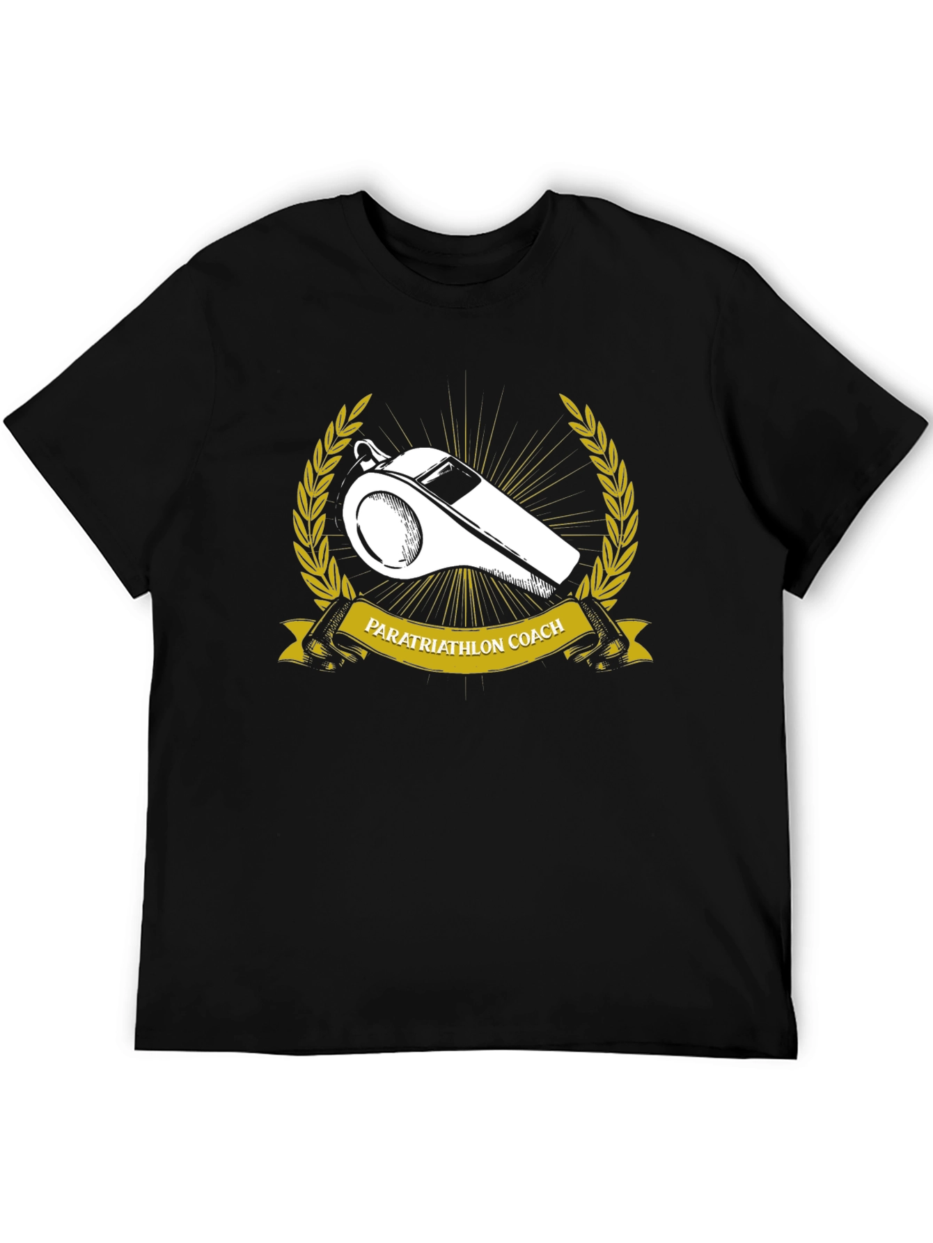 Paratriathlon Coach Whistle Graphic T-Shirt