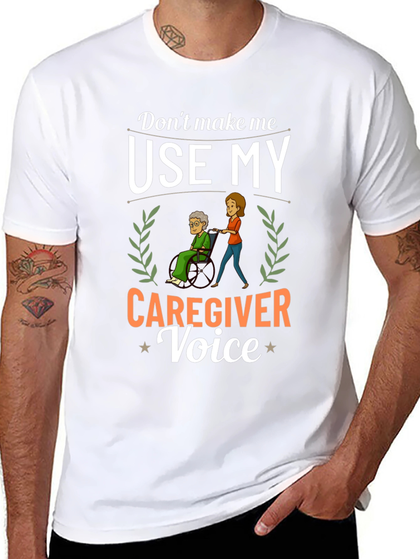 Caregiver Voice T-Shirt - Funny Caregiver Gift