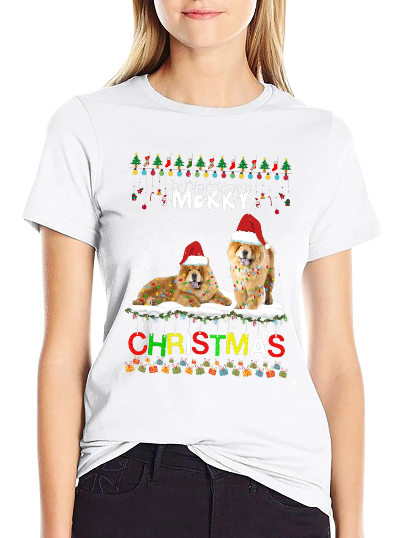 Merry Christmas Dog Lover T-Shirt