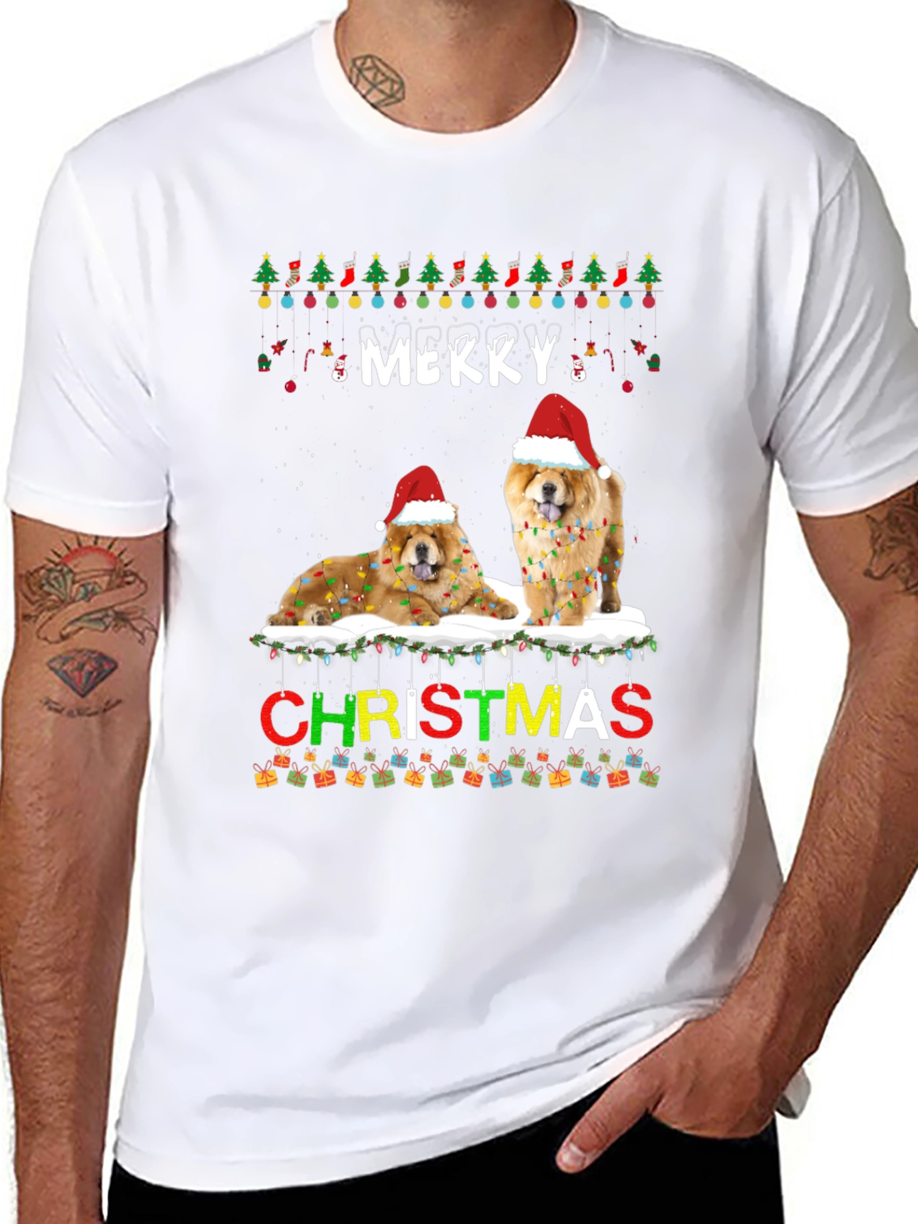 Merry Christmas Dog Lover T-Shirt