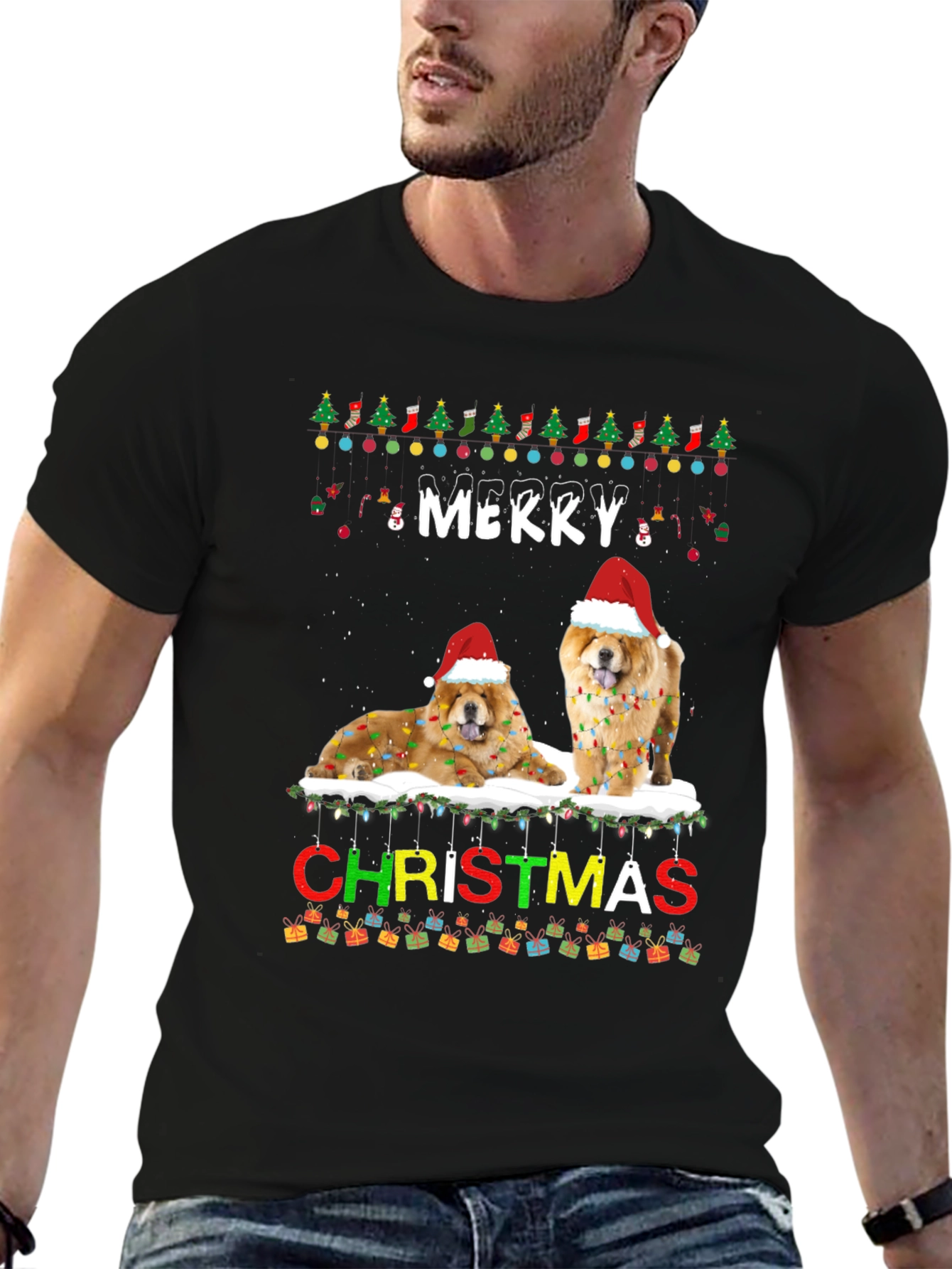Merry Christmas Dog Lover T-Shirt