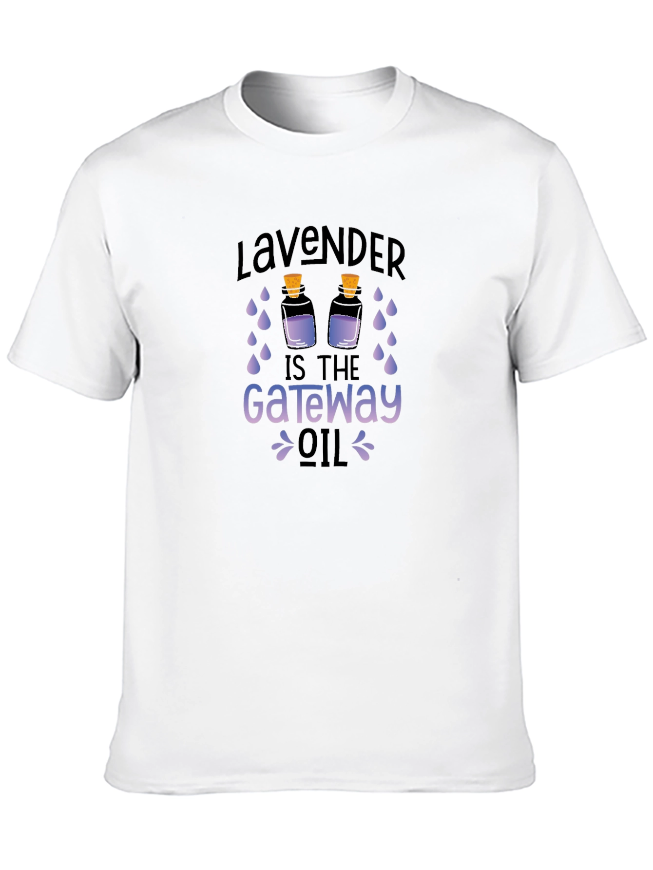 Lavender Gateway Oil Graphic Tee