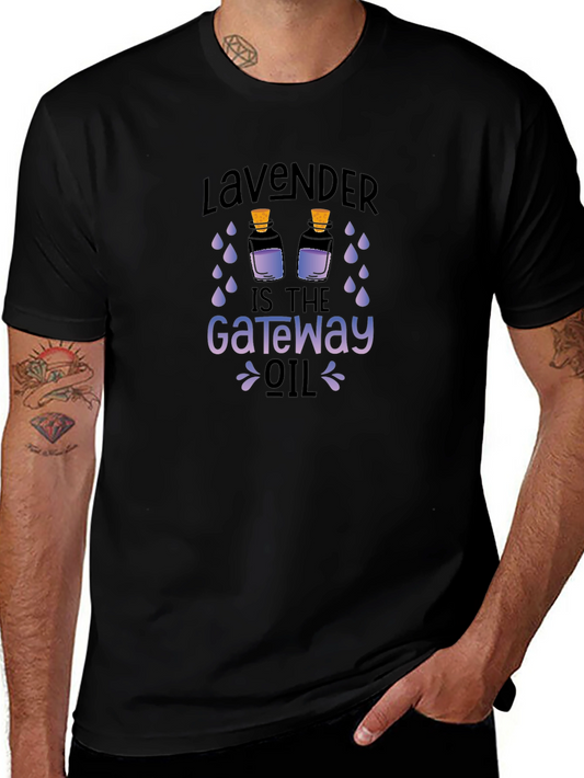 Lavender Gateway Oil Graphic Tee