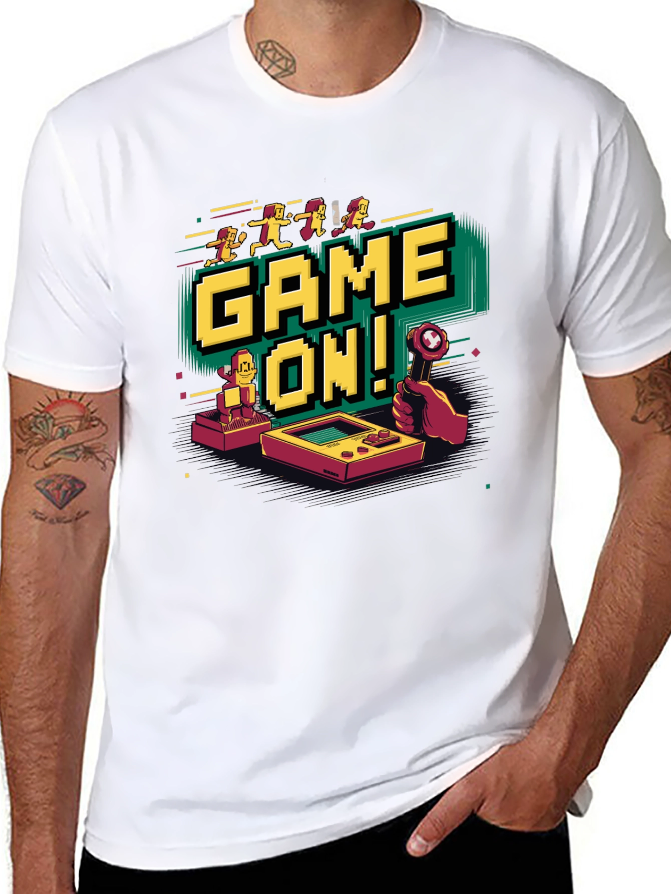 Retro Game On! Graphic T-Shirt