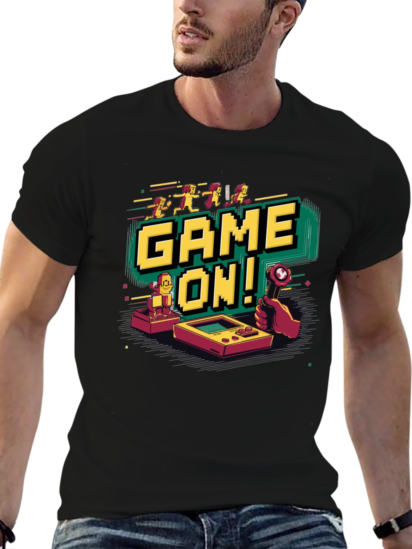 Retro Game On! Graphic T-Shirt