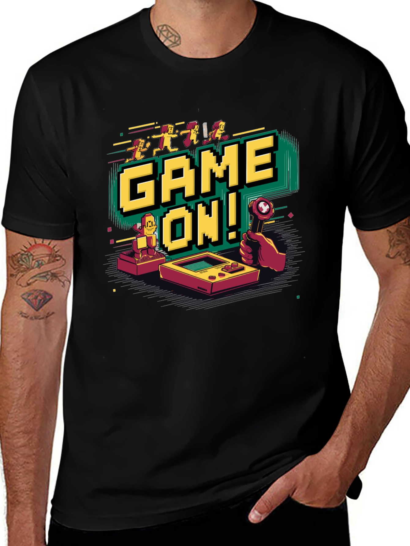 Retro Game On! Graphic T-Shirt
