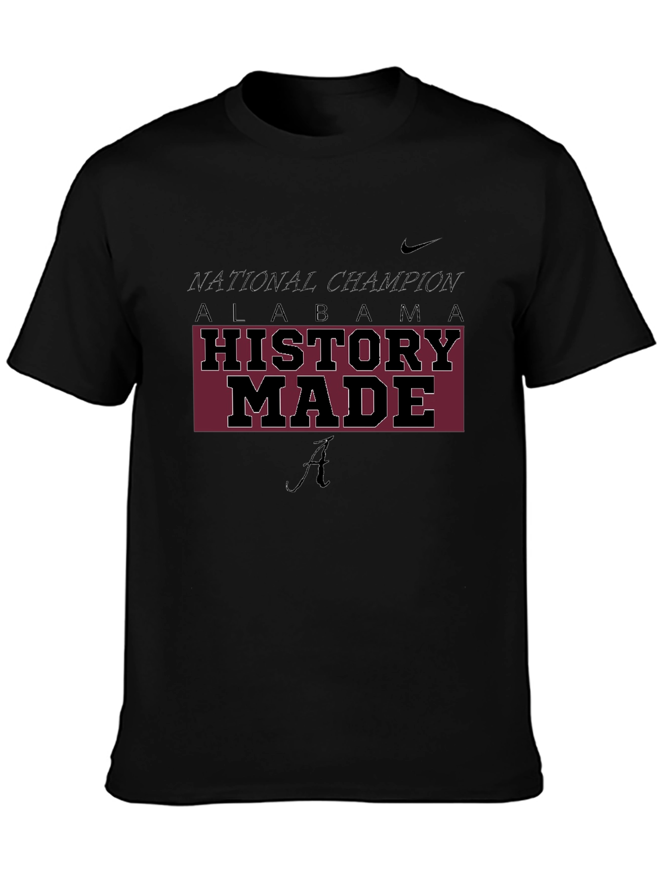 Alabama History Made Black T-Shirt