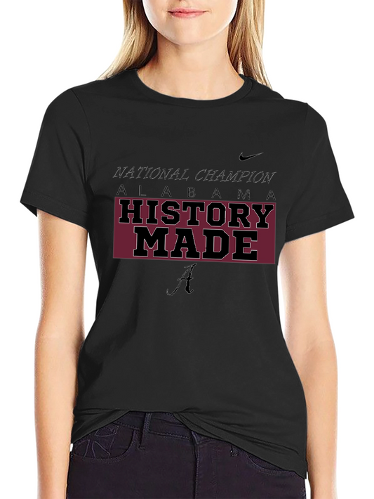 Alabama History Made Black T-Shirt