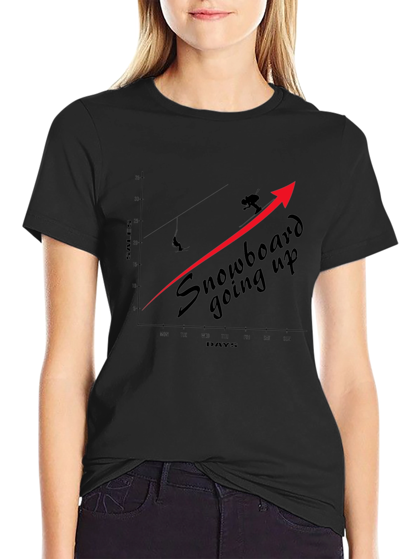 Snowboard Sales Growth Tee
