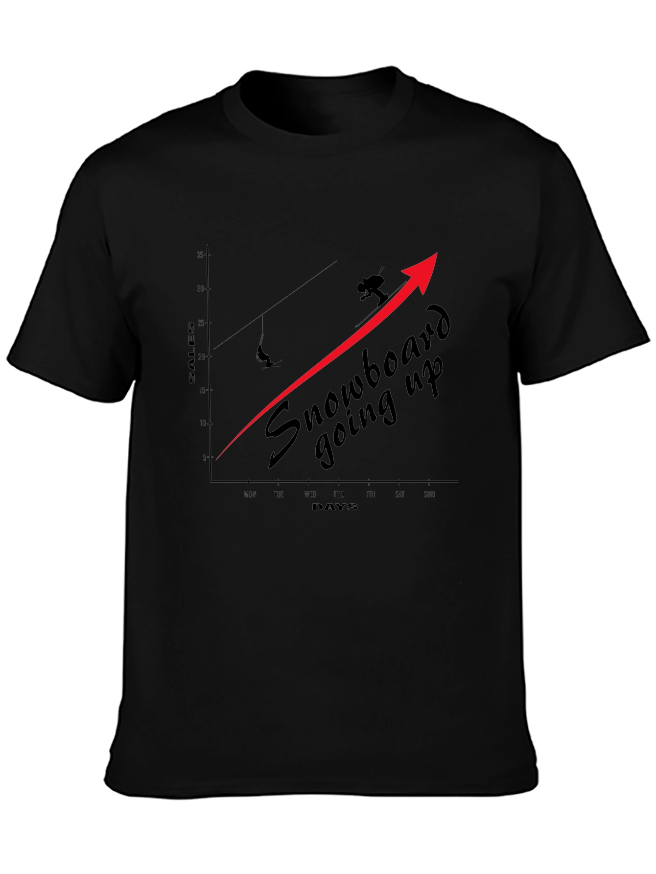 Snowboard Sales Growth Tee