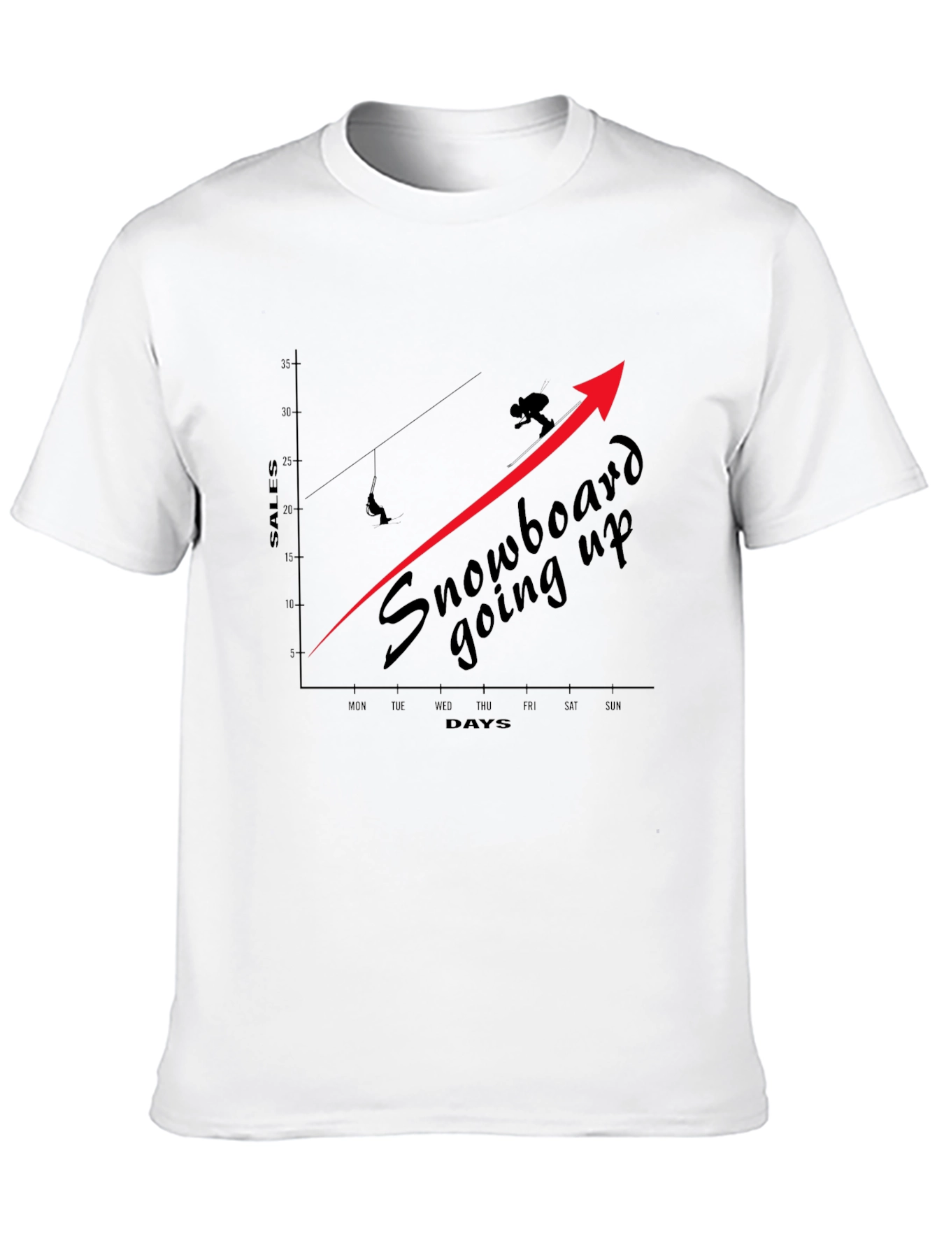 Snowboard Sales Growth Tee