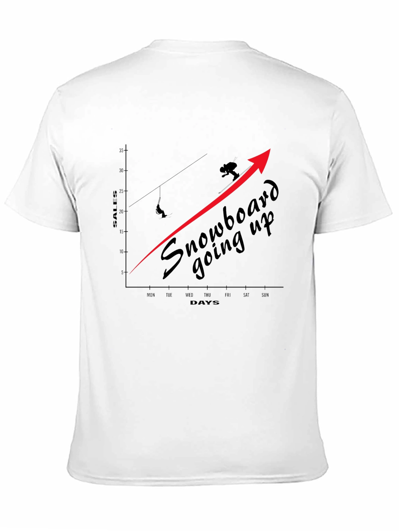 Snowboard Sales Growth Tee