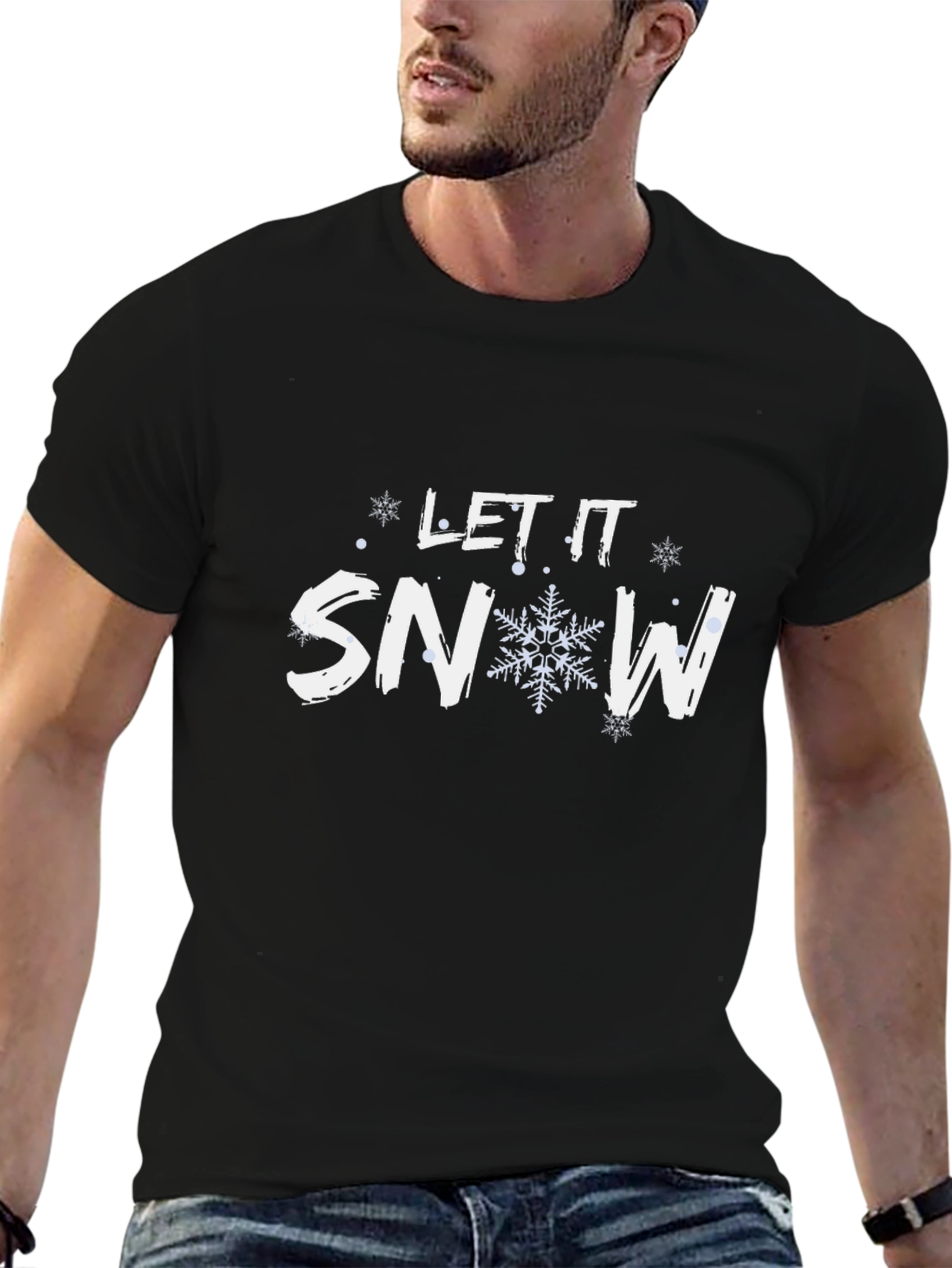 Let It Snow Graphic Tee - Winter Holiday T-Shirt
