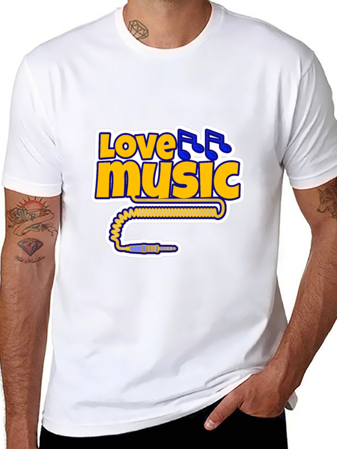 Love Music T-Shirt - Cool Musician Tee