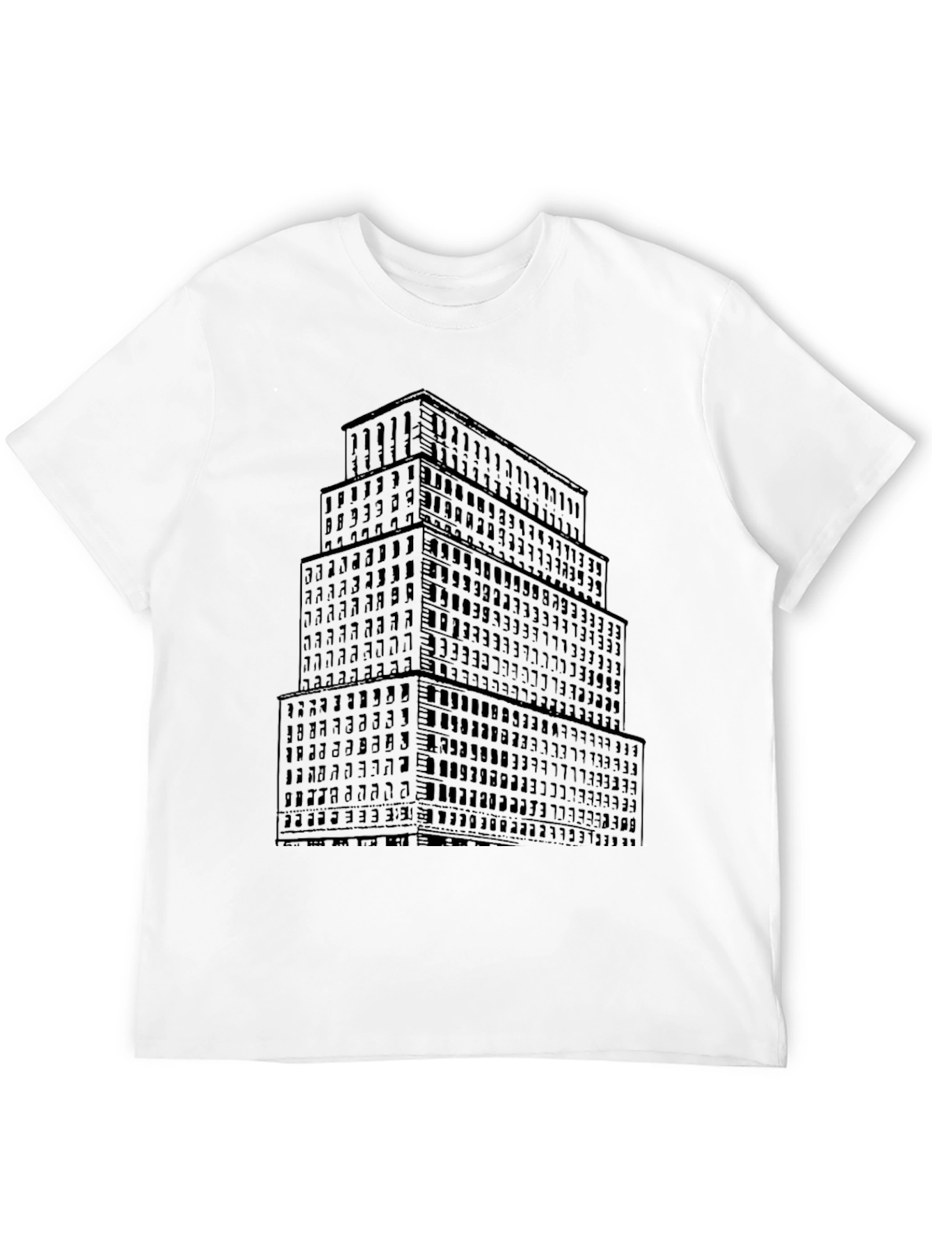 Cityscape Tee - Black Graphic T-Shirt