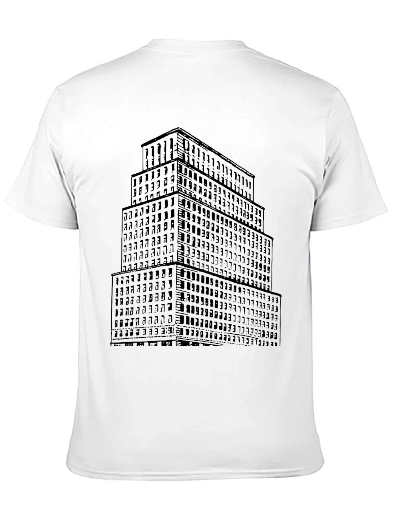 Cityscape Tee - Black Graphic T-Shirt