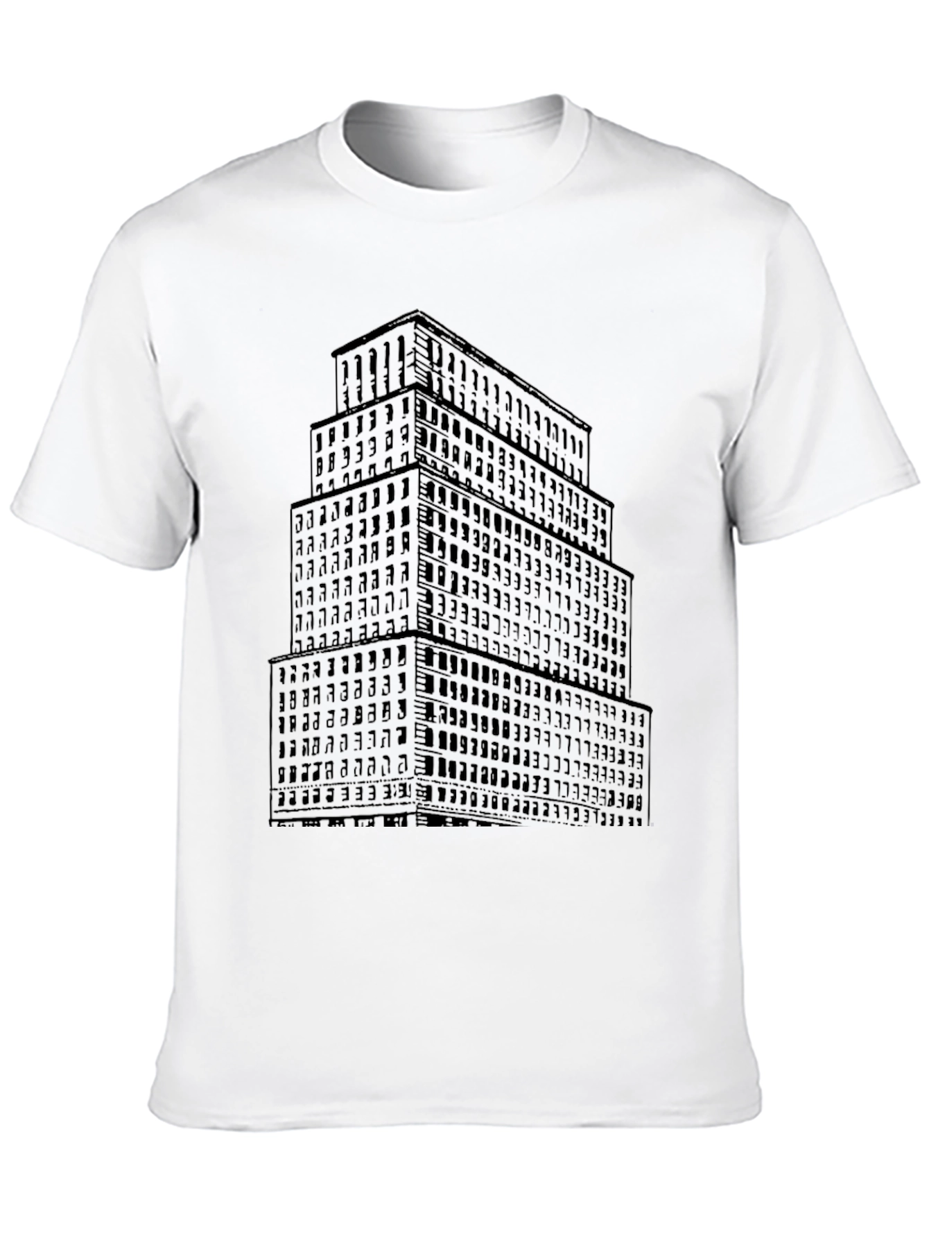 Cityscape Tee - Black Graphic T-Shirt