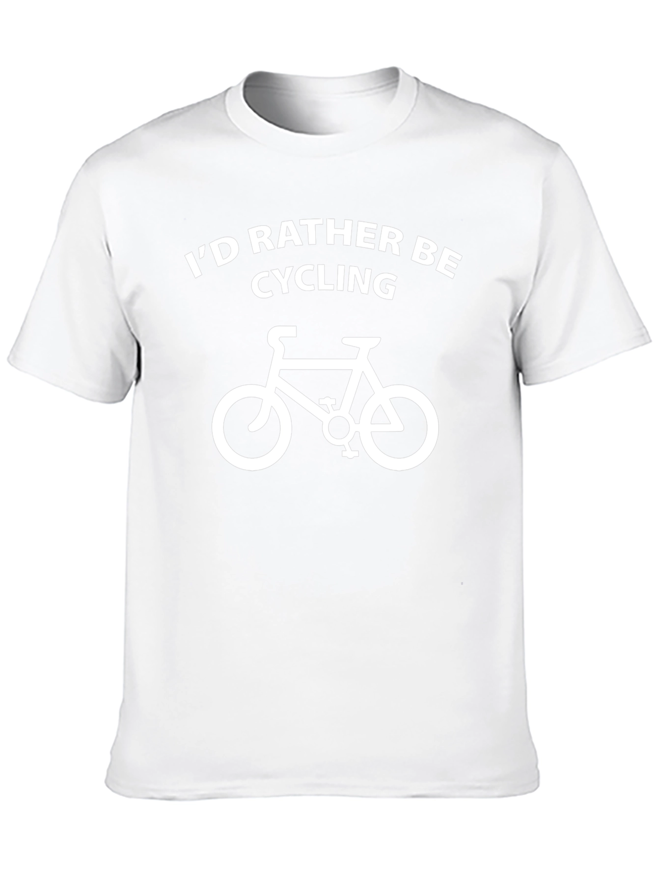 Cycling Fan T-Shirt - Id Rather Be Cycling
