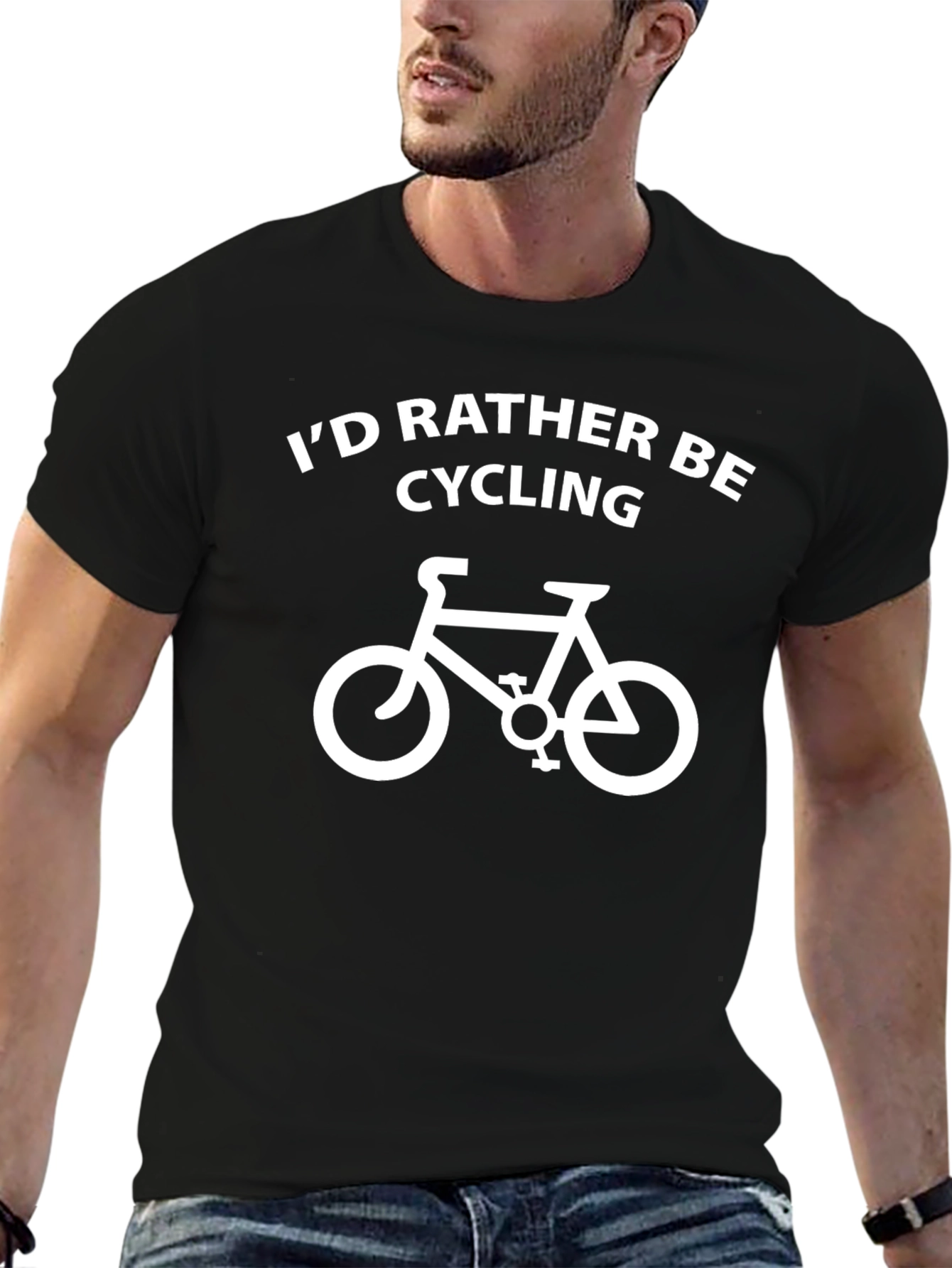 Cycling Fan T-Shirt - Id Rather Be Cycling