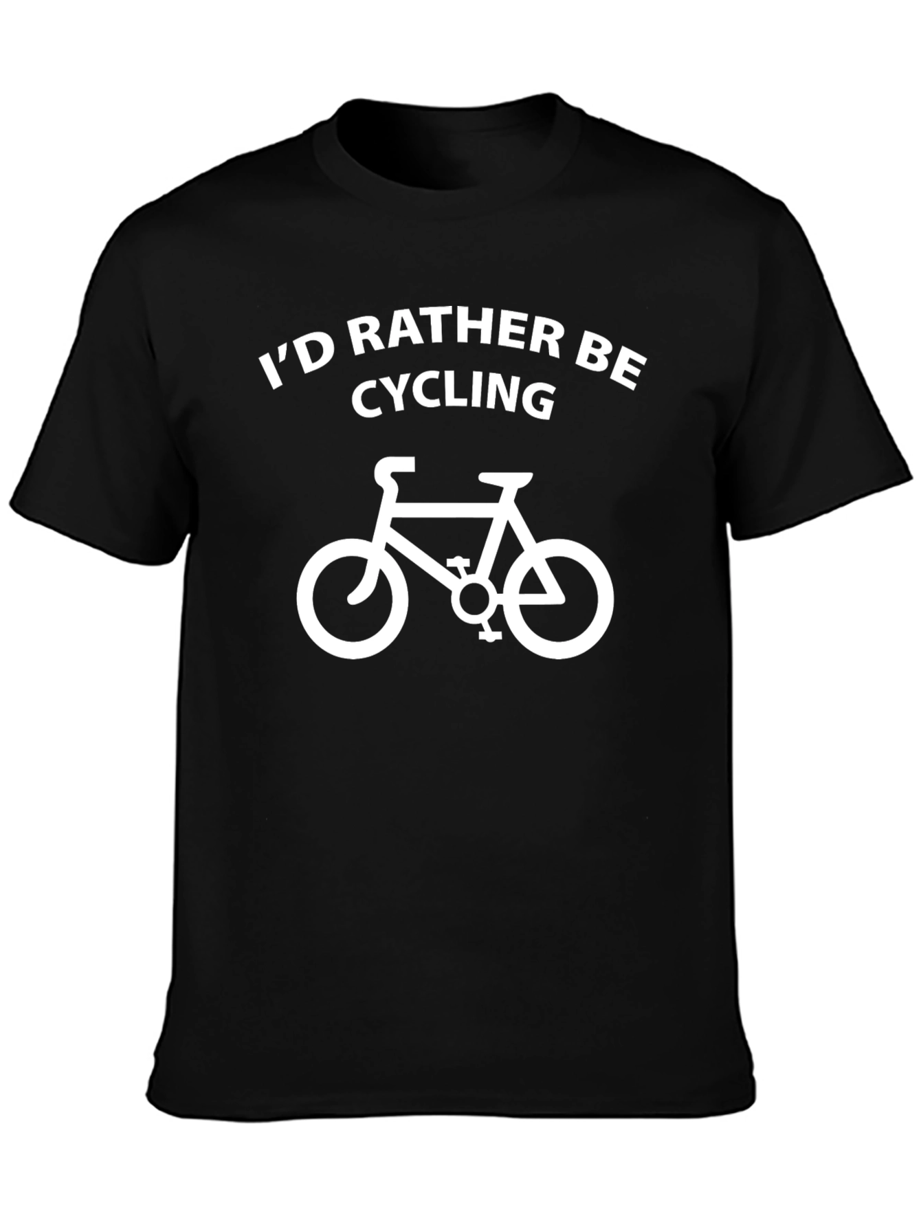 Cycling Fan T-Shirt - Id Rather Be Cycling