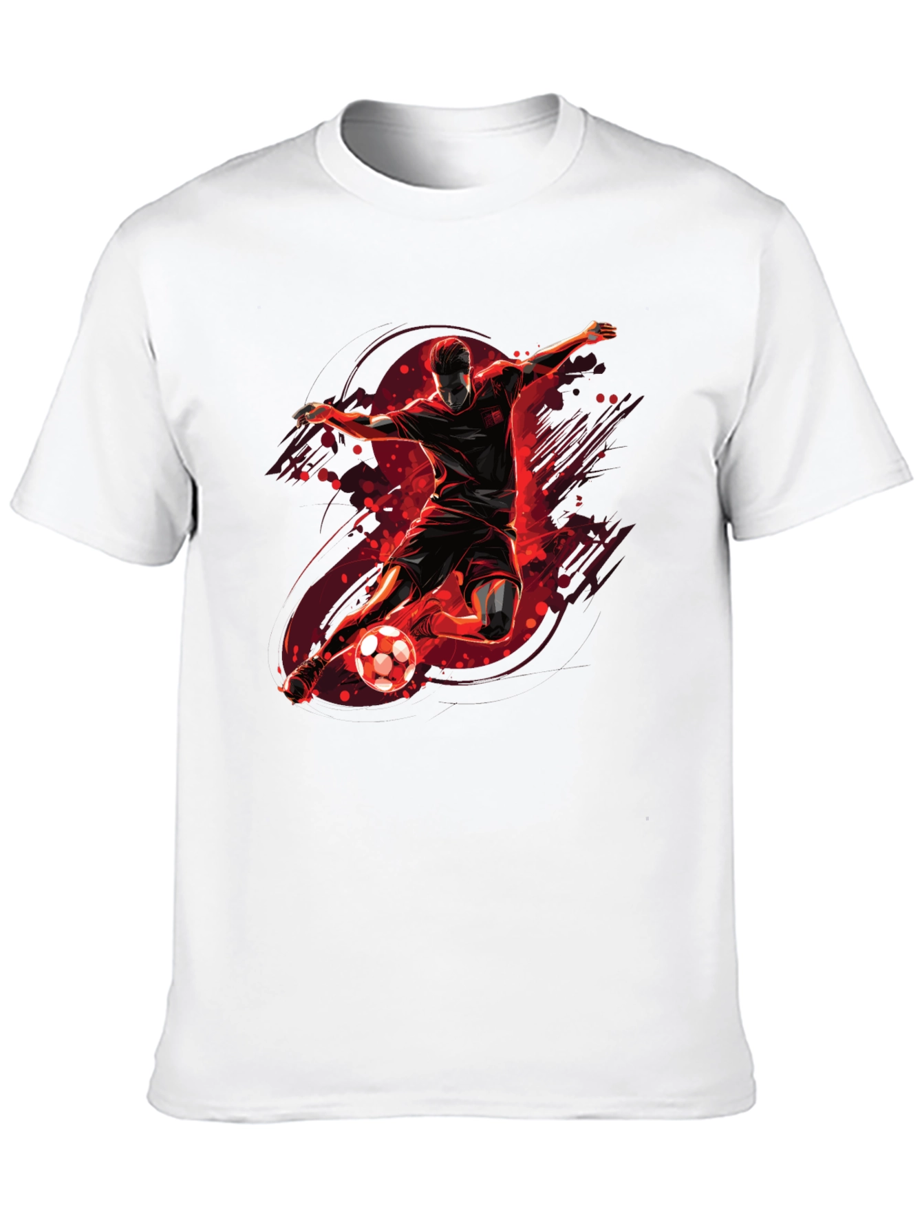 Soccer Kick Graphic Tee - Black T-Shirt
