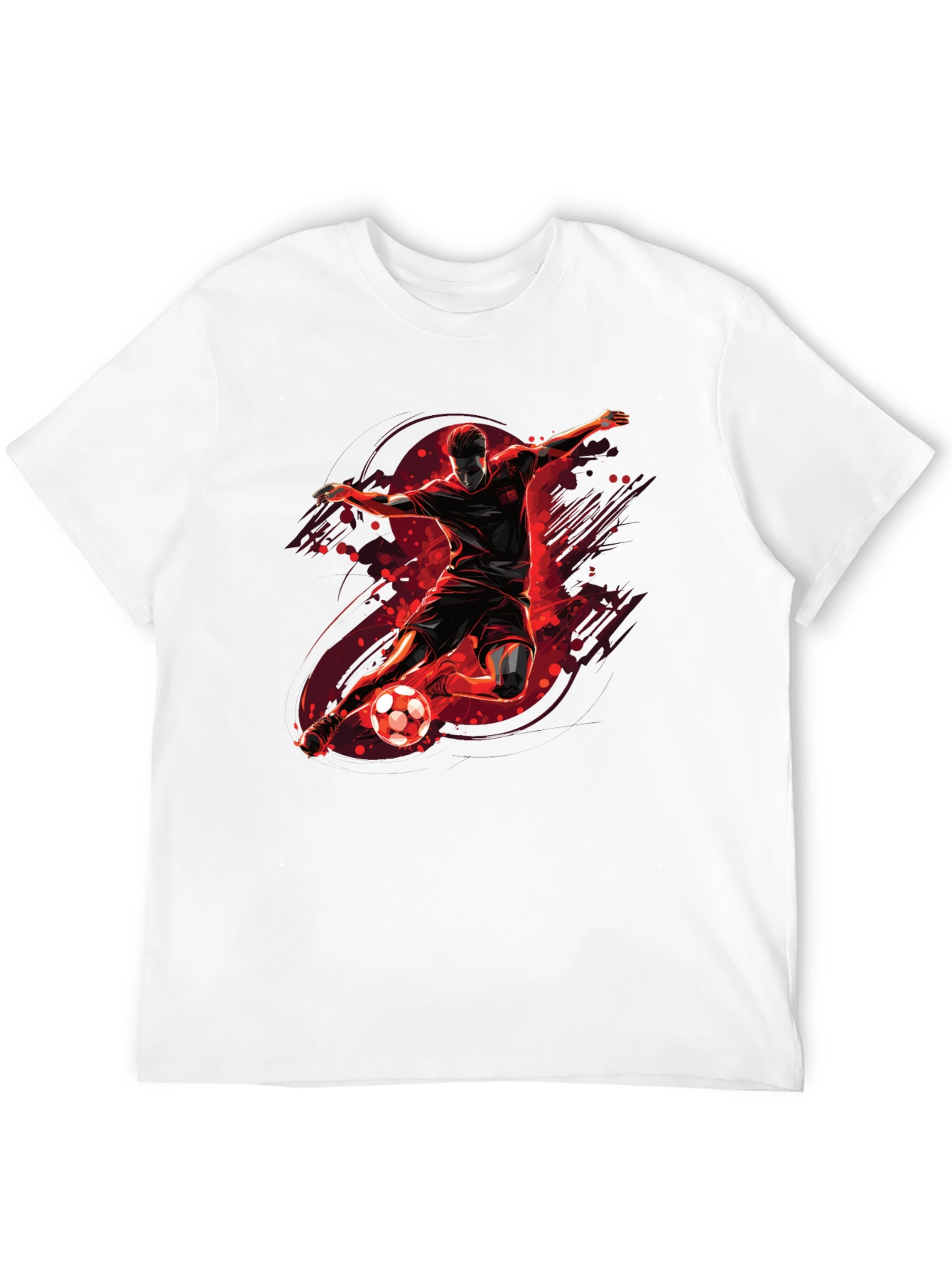 Soccer Kick Graphic Tee - Black T-Shirt