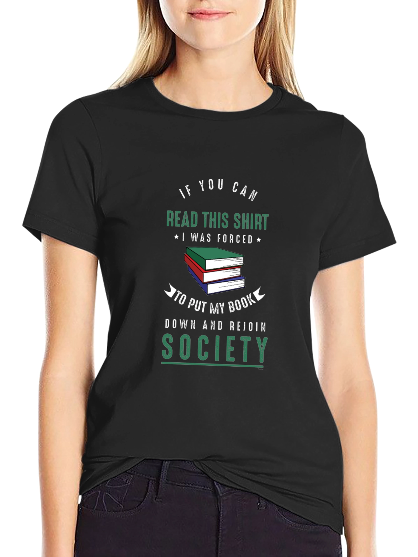 Funny Book Lover T-Shirt: Read This Shirt Rejoin Society