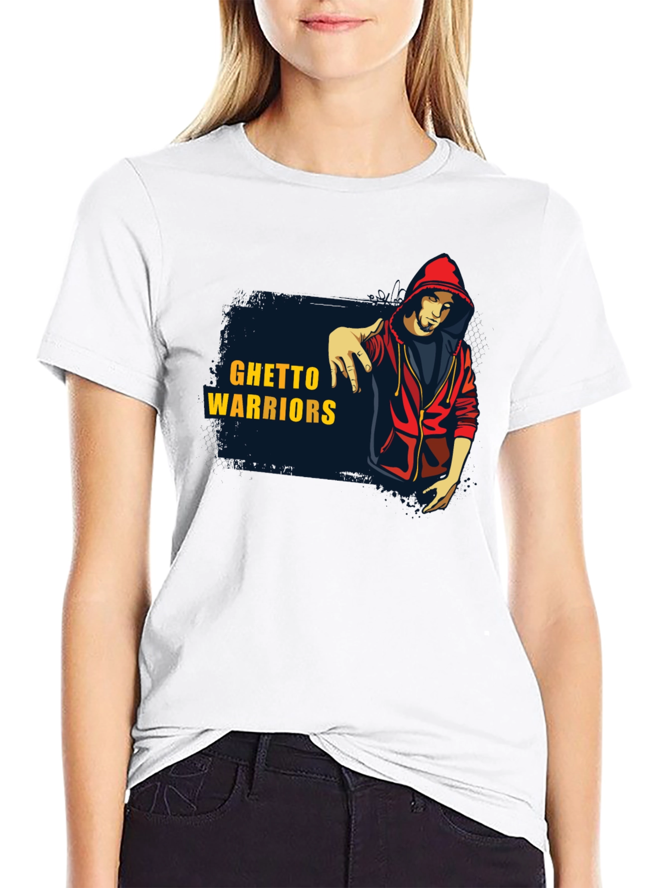 Ghetto Warriors Graphic Tee - Urban Streetwear