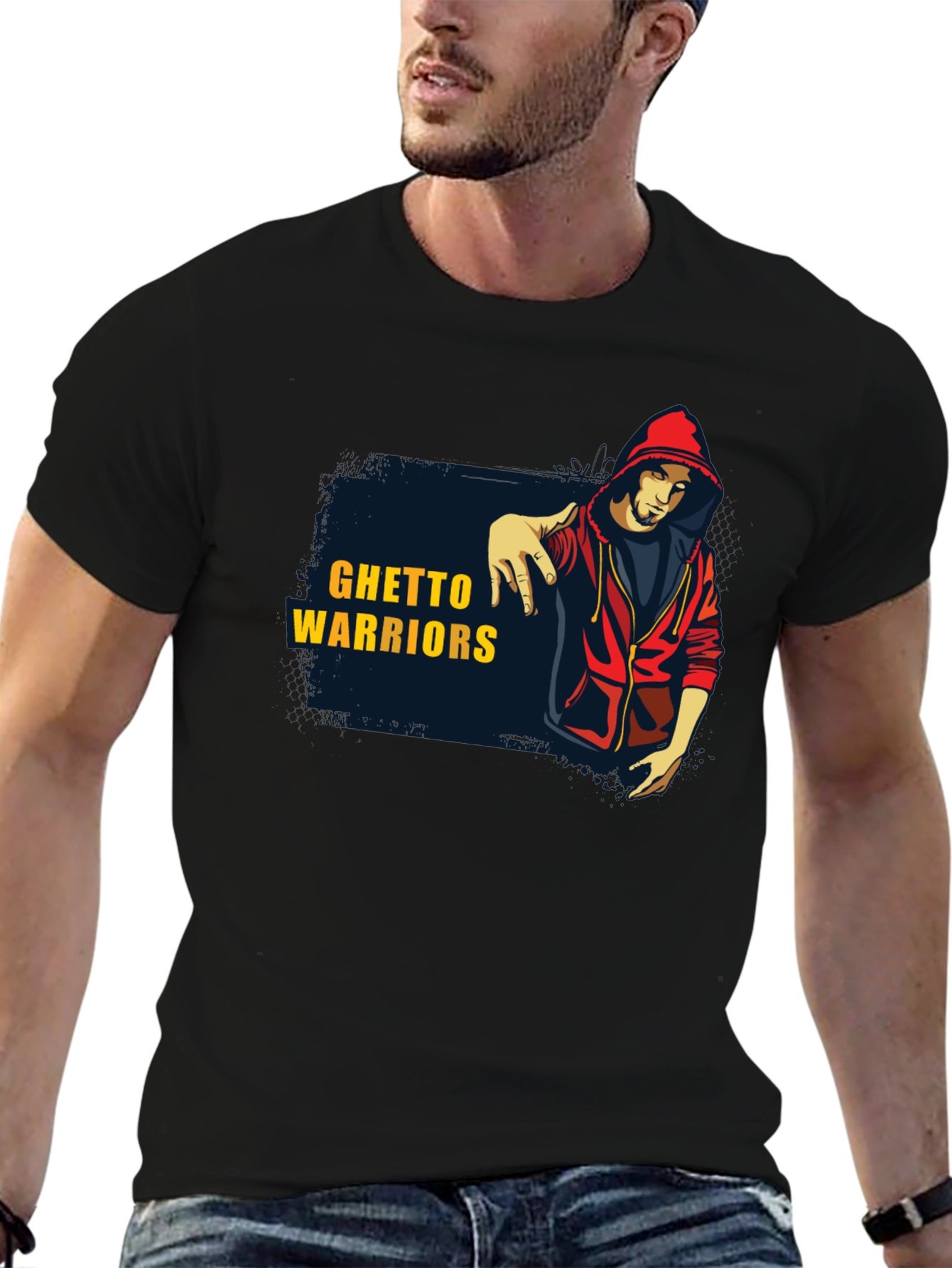 Ghetto Warriors Graphic Tee - Urban Streetwear