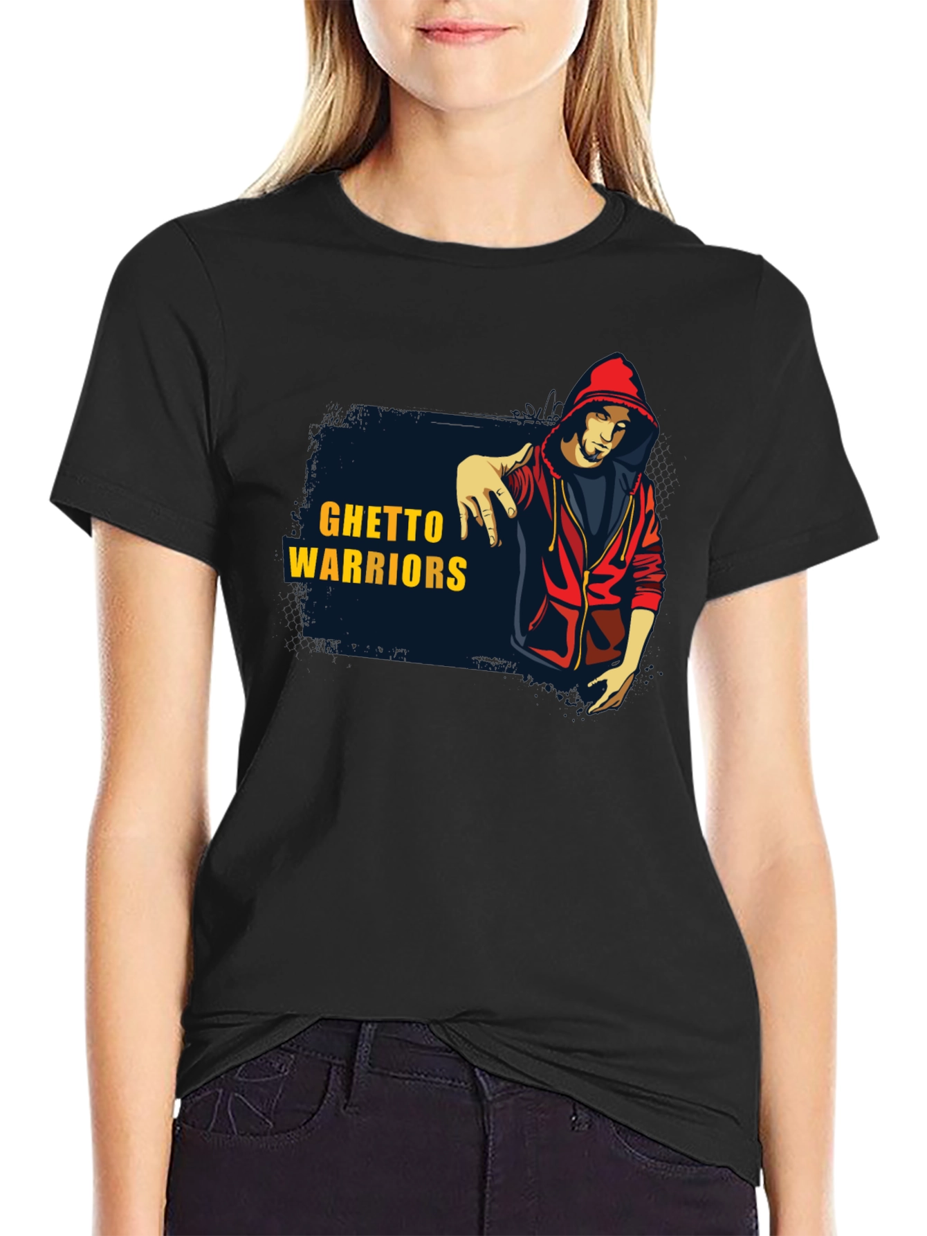 Ghetto Warriors Graphic Tee - Urban Streetwear
