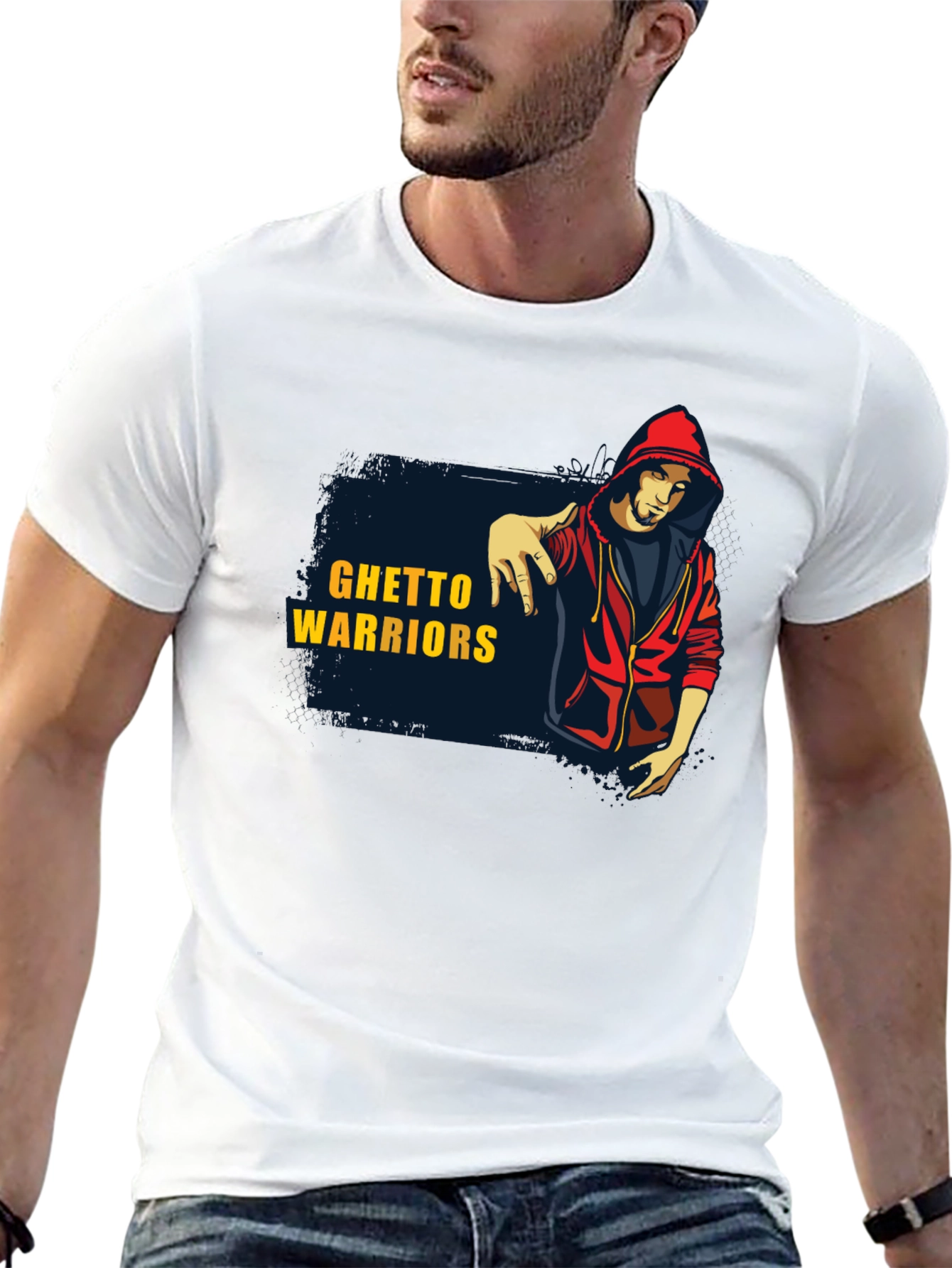 Ghetto Warriors Graphic Tee - Urban Streetwear