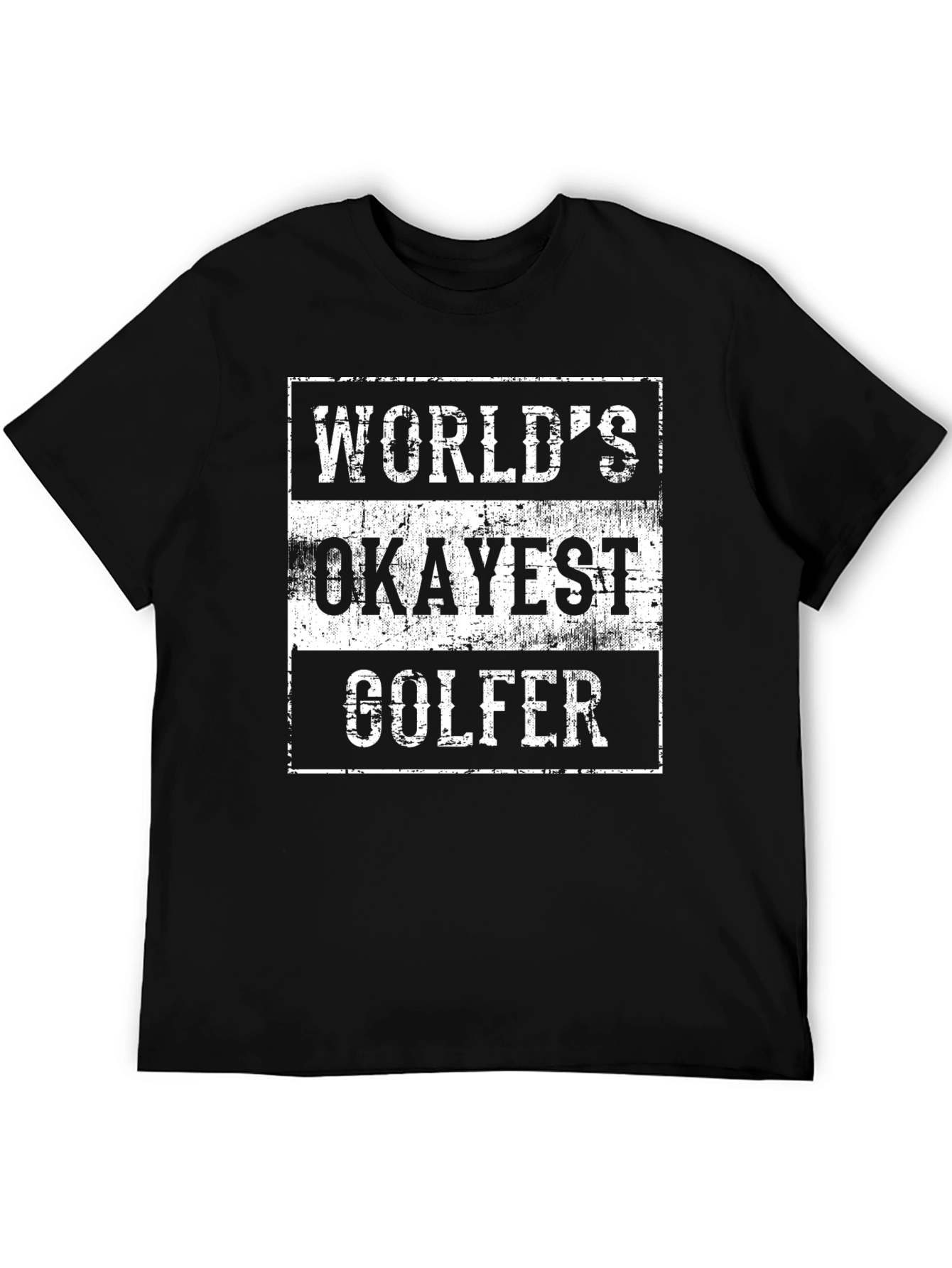 Worlds Okayest Golfer Graphic Tee