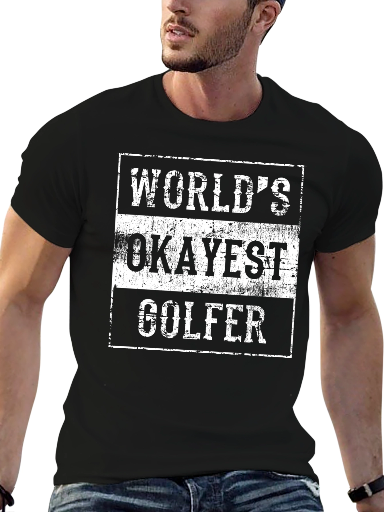 Worlds Okayest Golfer Graphic Tee