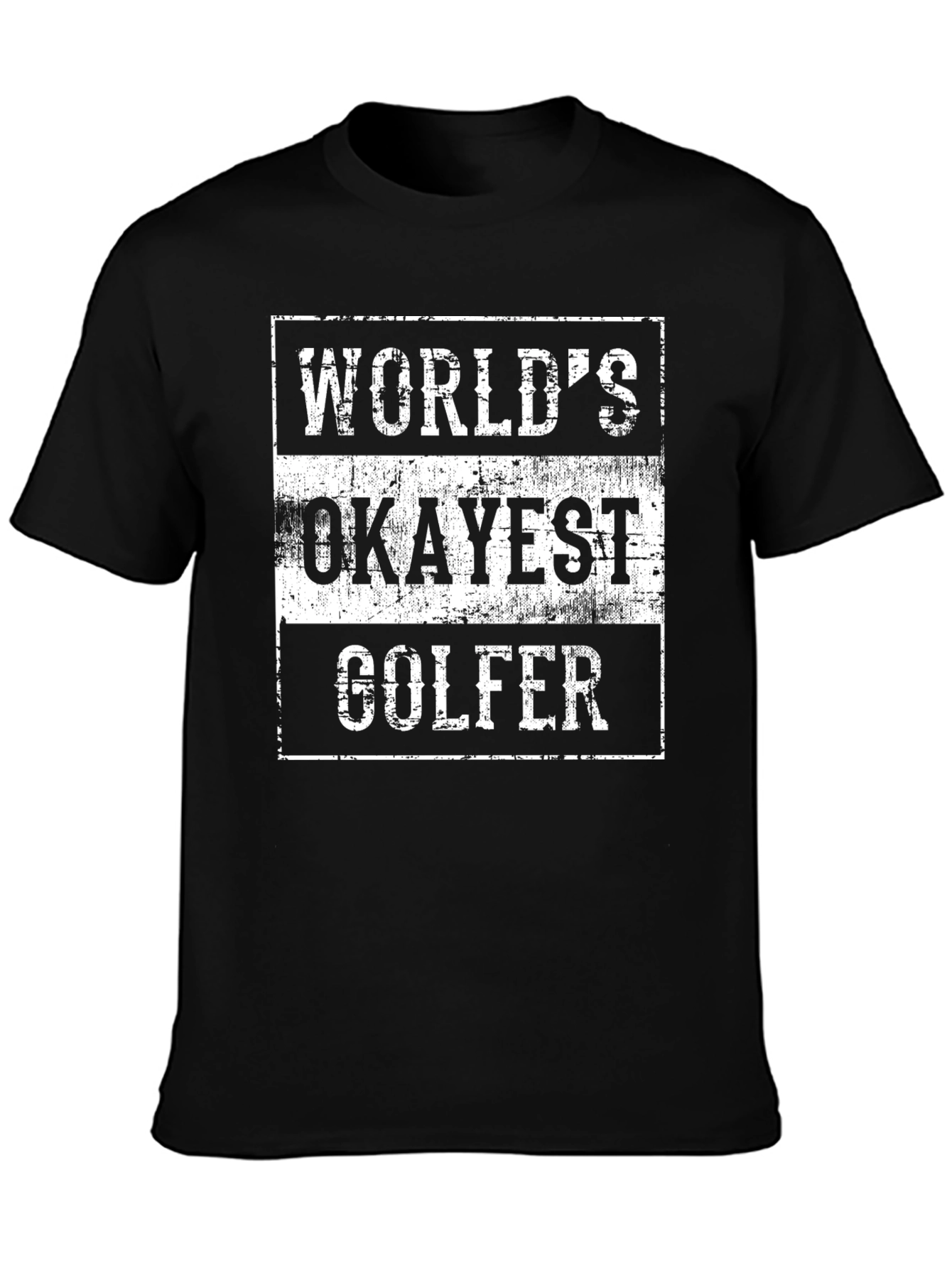 Worlds Okayest Golfer Graphic Tee