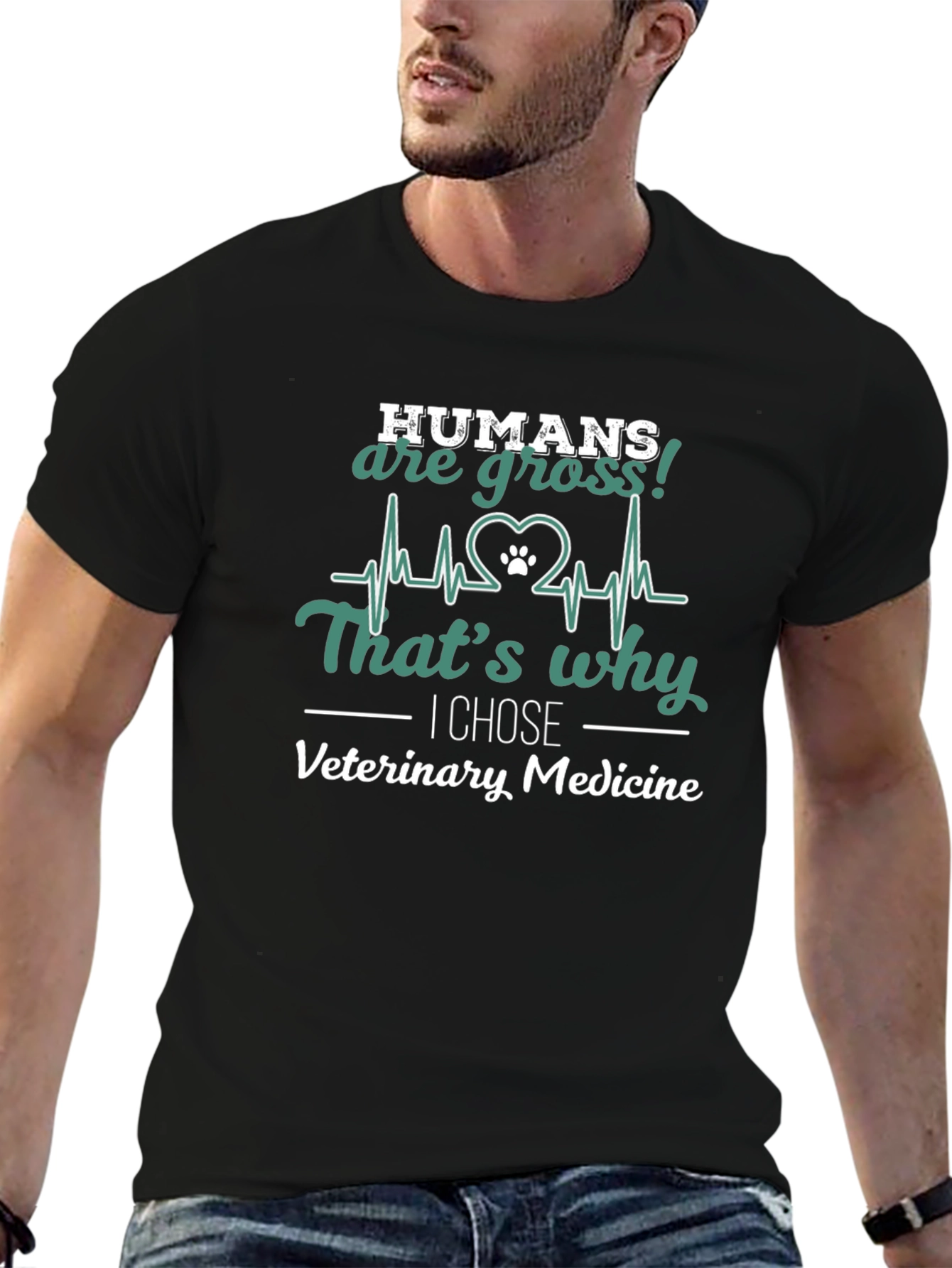 Veterinary Medicine T-Shirt: Humans are Gross!