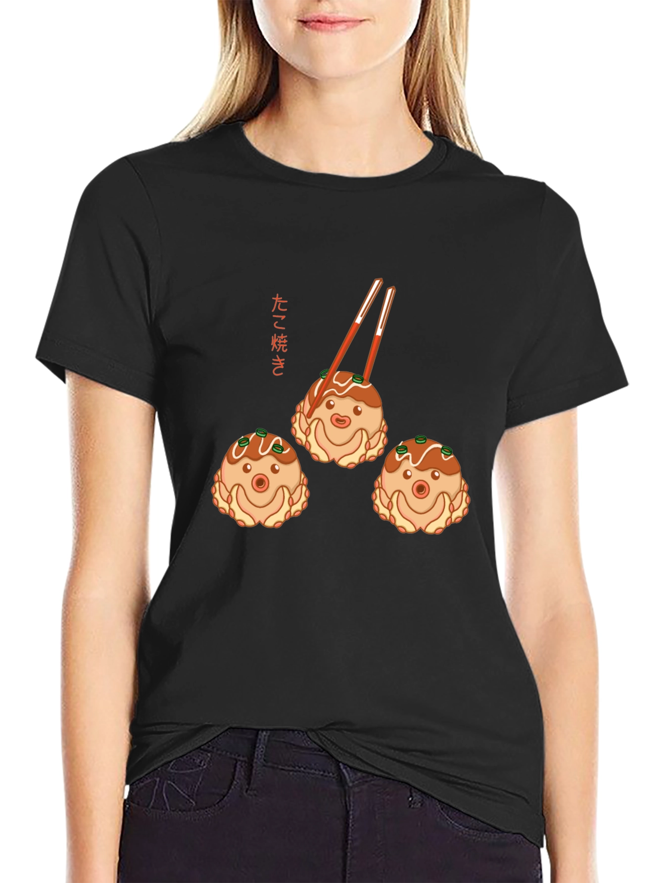 Takoyaki T-Shirt - Japanese Street Food Graphic Tee