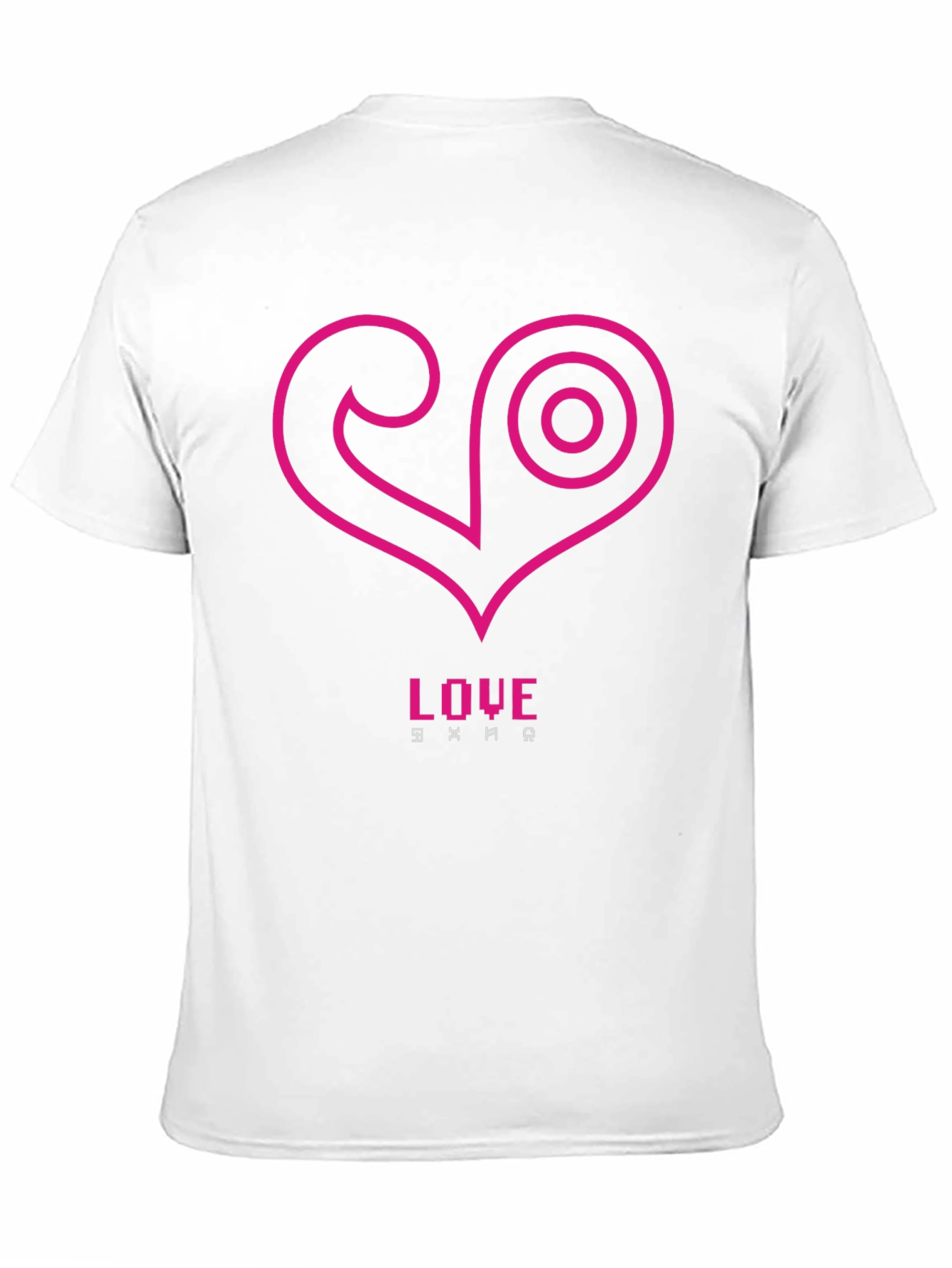 Love Symbol Black Tee