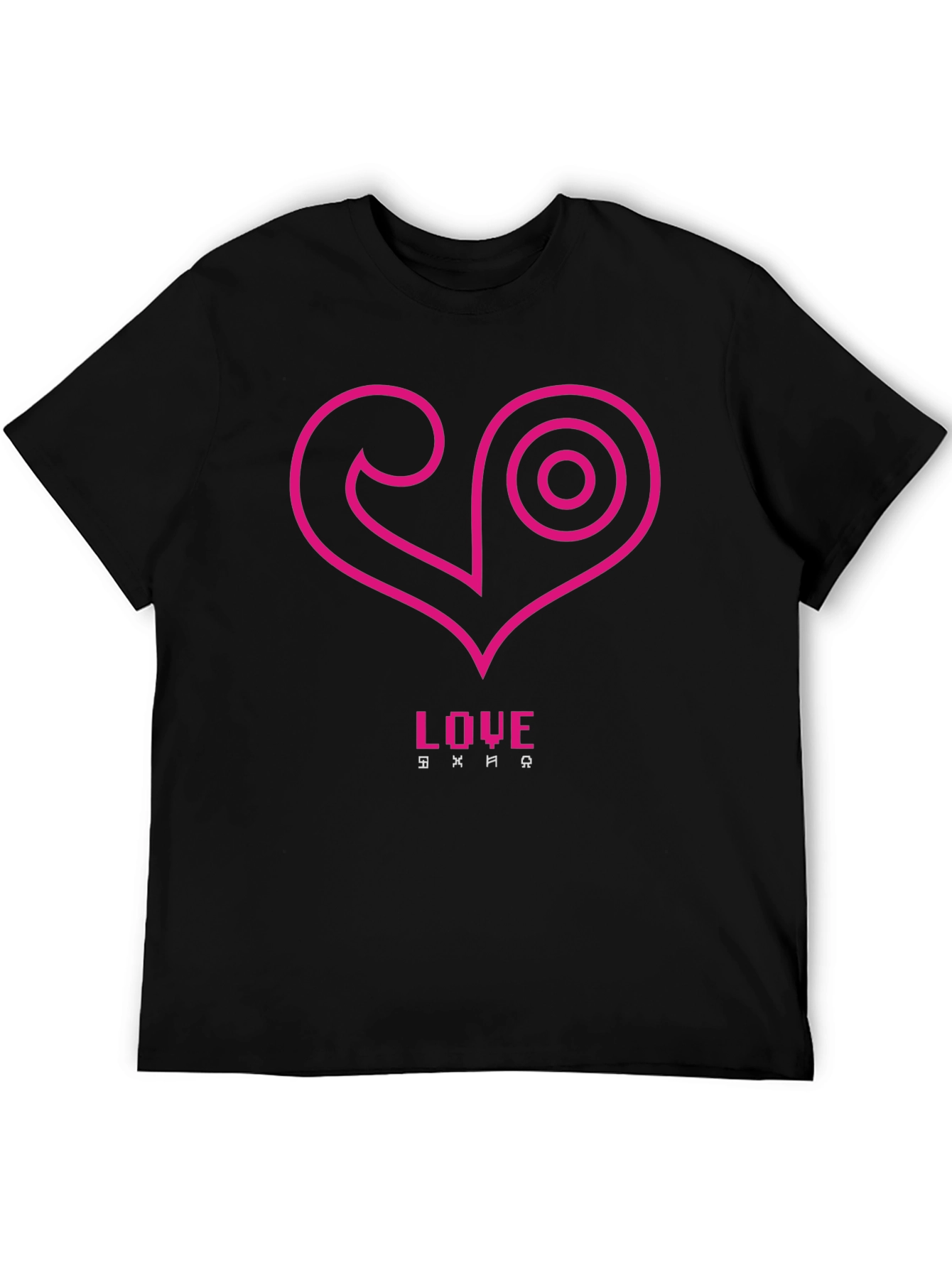 Love Symbol Black Tee