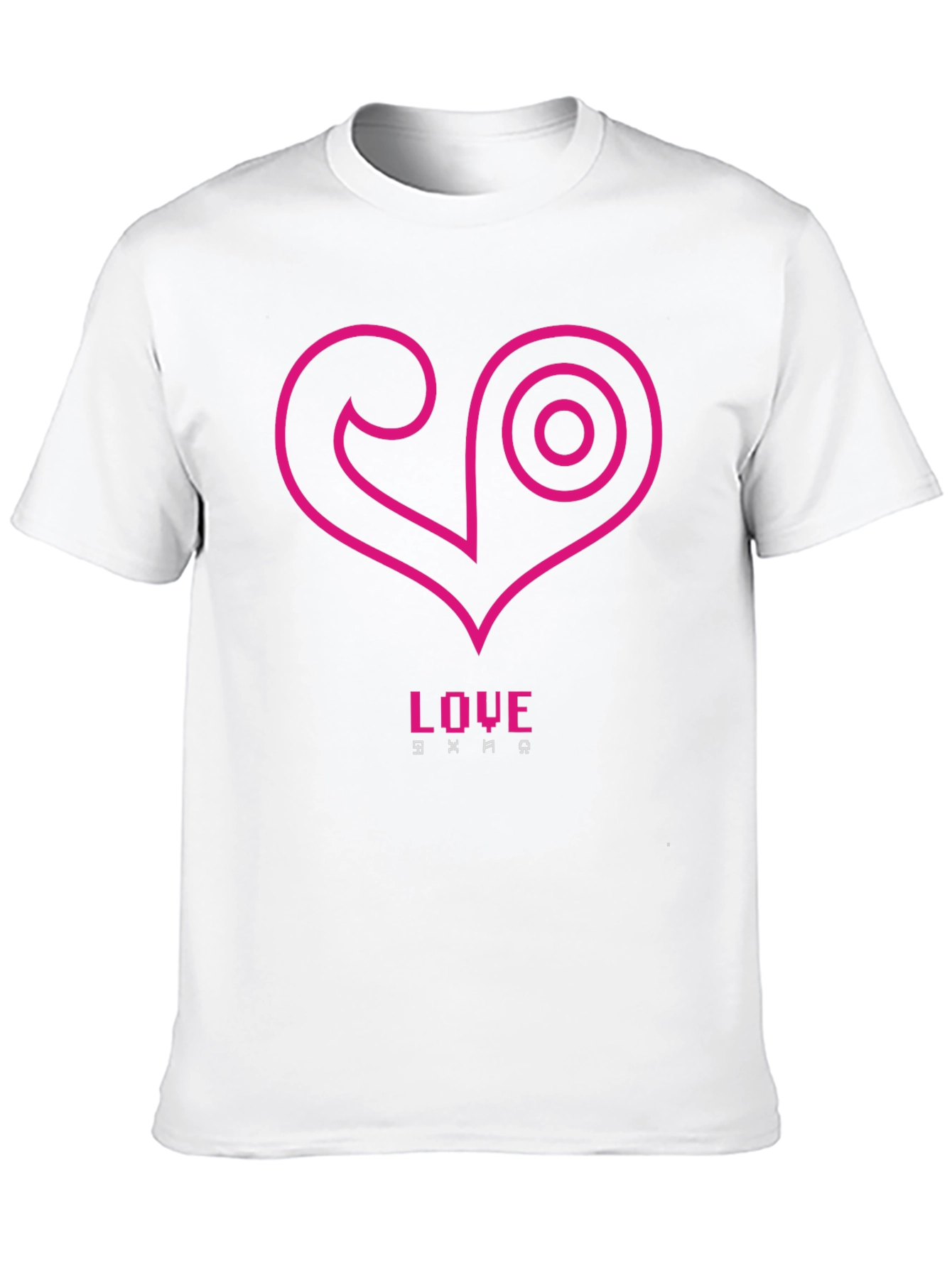Love Symbol Black Tee