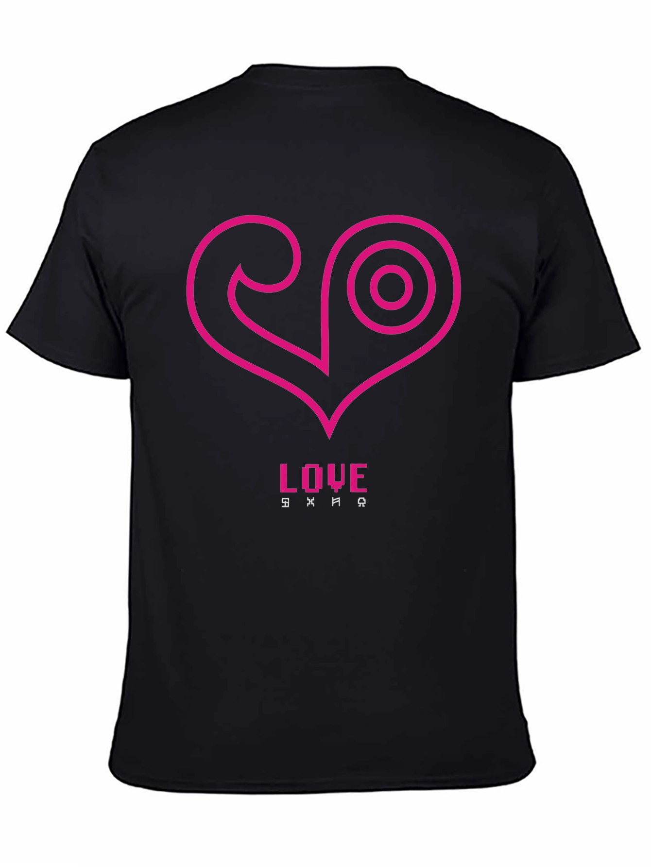 Love Symbol Black Tee